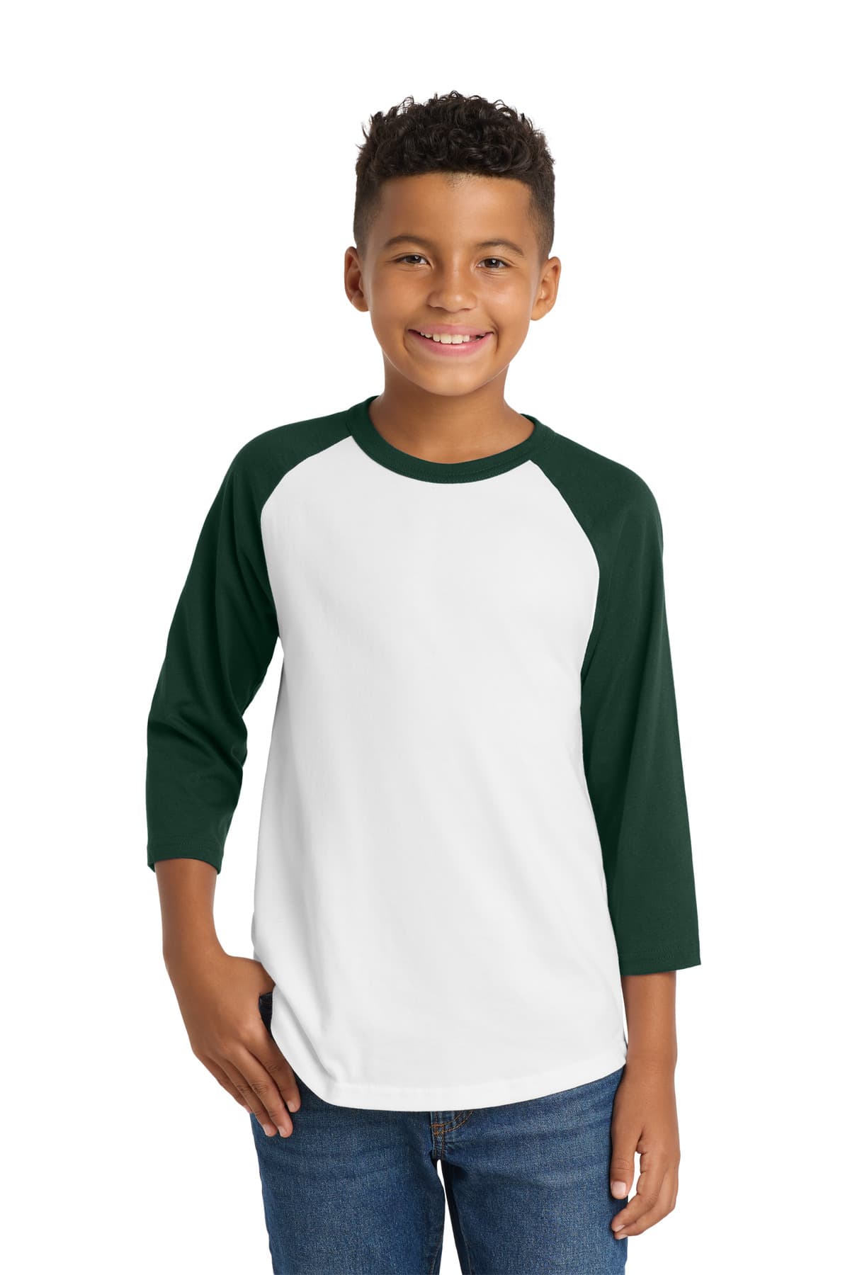 Sport-Tek ® Youth Colorblock Raglan Jersey. YT200 thumbnail 3