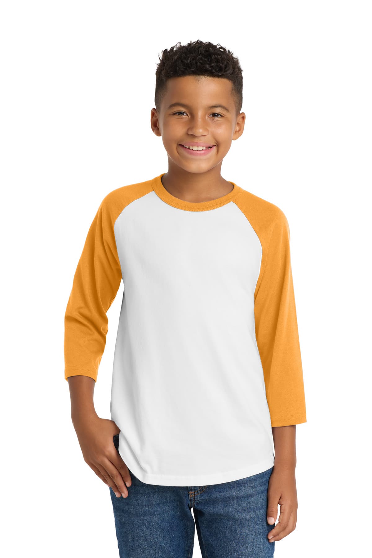 Sport-Tek ® Youth Colorblock Raglan Jersey. YT200 thumbnail 4