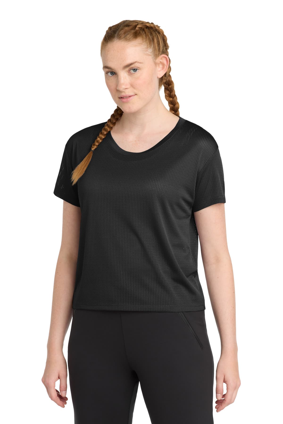 Sport-Tek ® Women's PosiCharge ® Draft Crop Tee. LST411 thumbnail 2