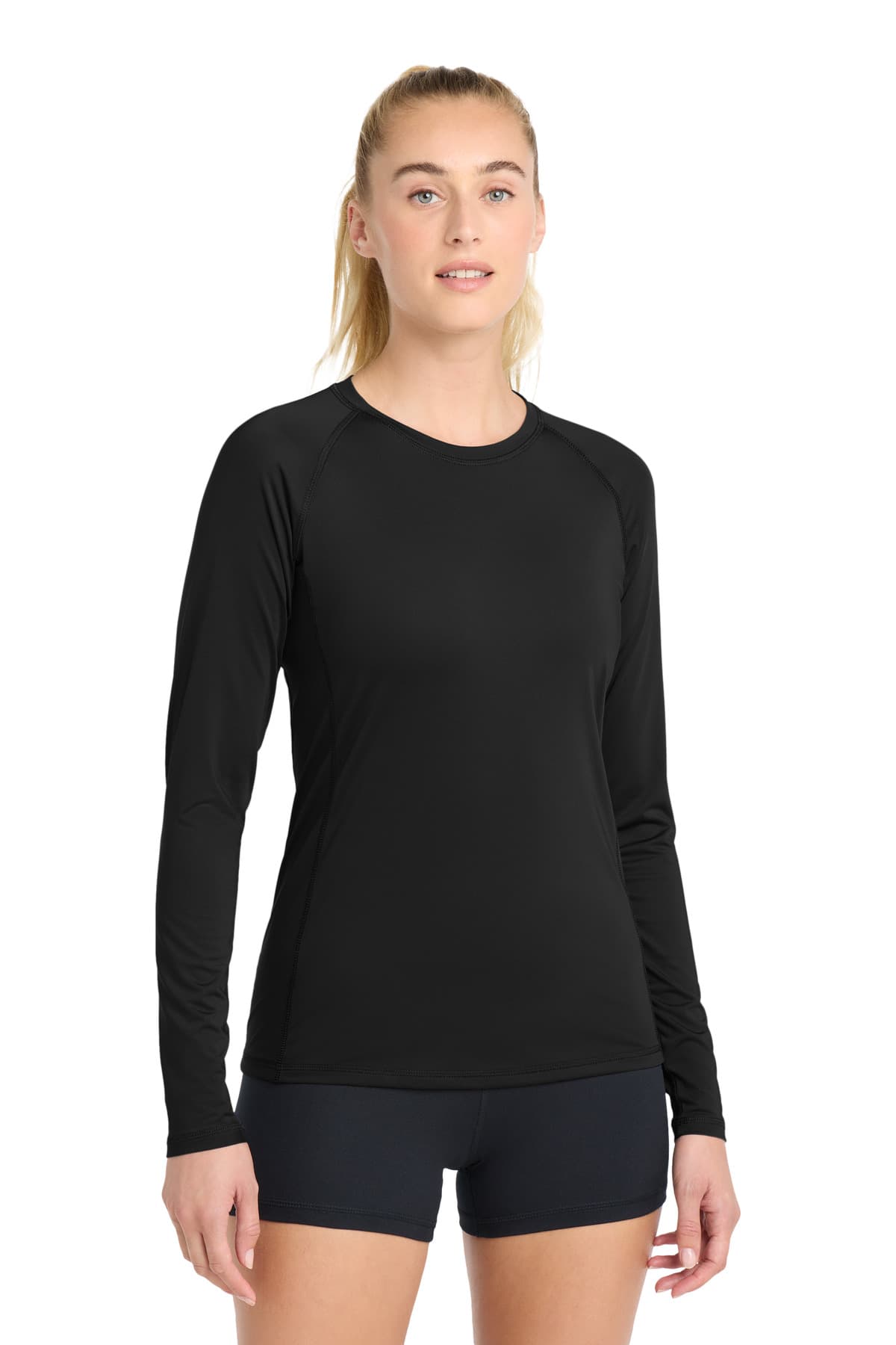 Sport-Tek ® Women's Long Sleeve Rashguard Tee. LST470LS thumbnail 2