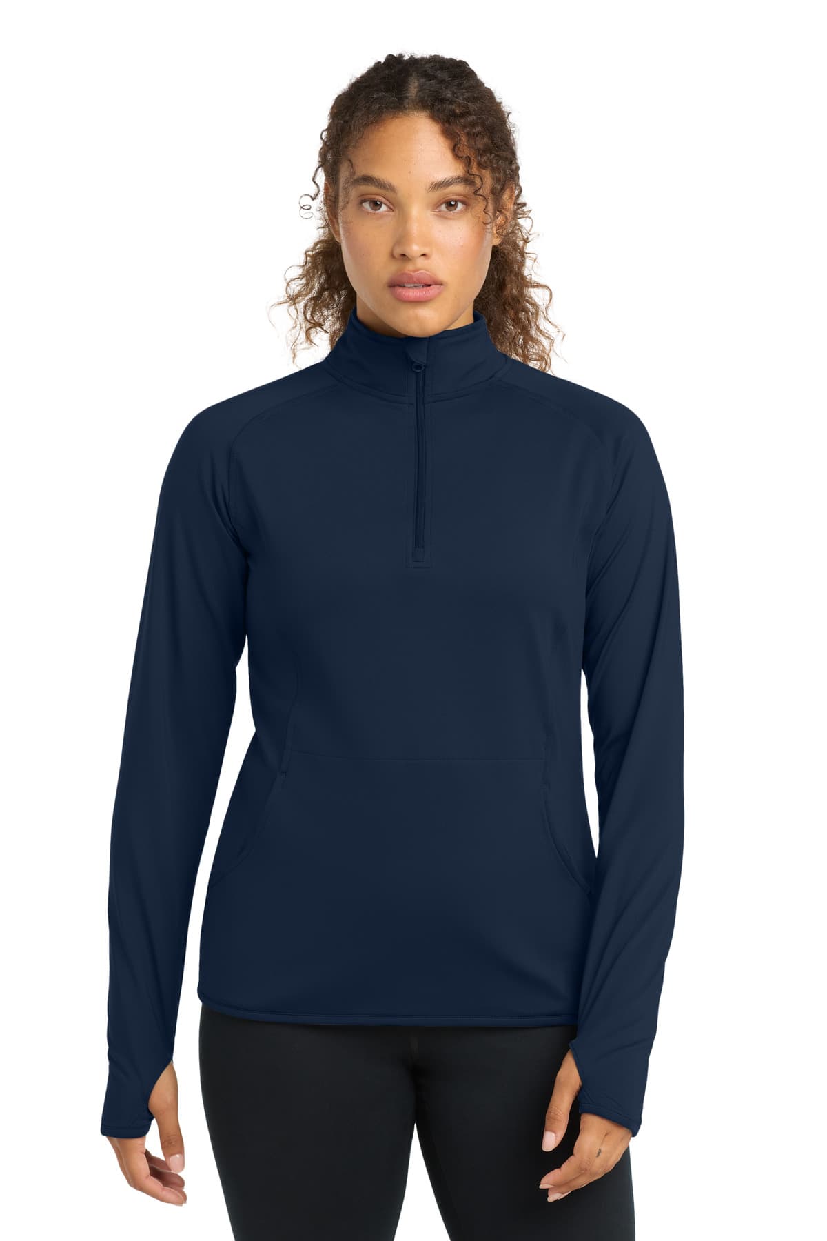 Sport-Tek ® Women's Sport-Wick ® Stretch 1/4-Zip Pullover. LST850 thumbnail 5