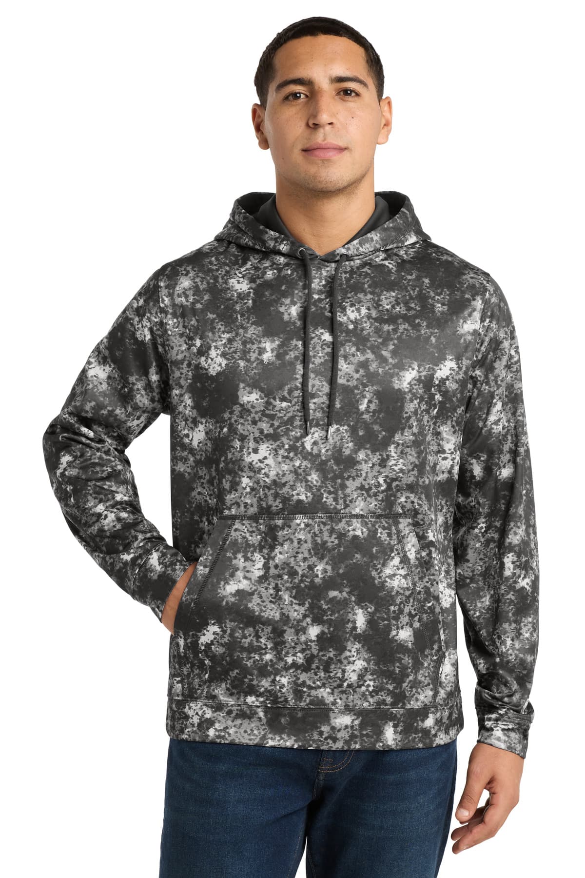 Sport-Tek ® Sport-Wick ® Mineral Freeze Fleece Hooded Pullover. ST230 thumbnail 2