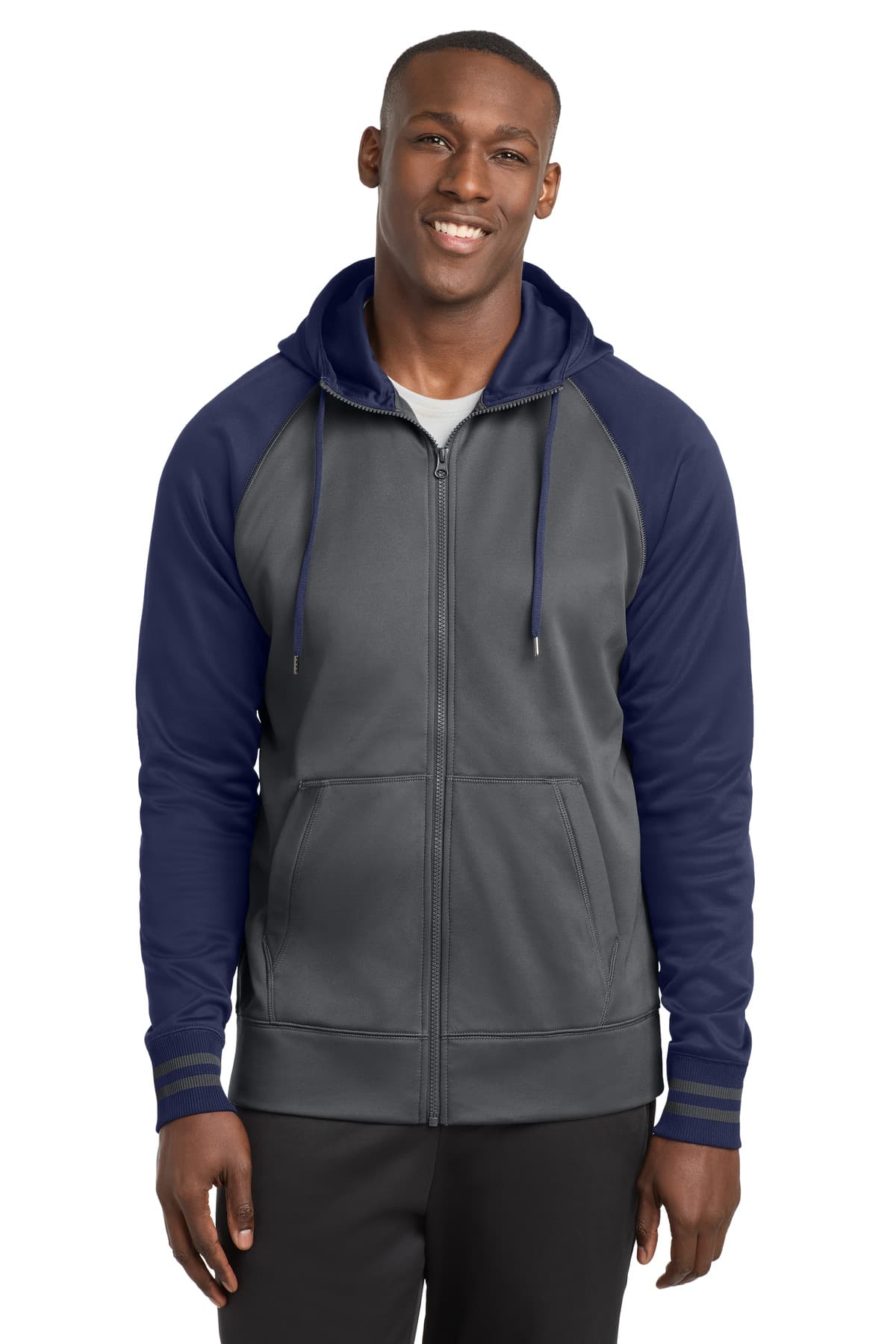 Sport-Tek ® Sport-Wick ® Varsity Fleece Full-Zip Hooded Jacket. ST236 thumbnail 5