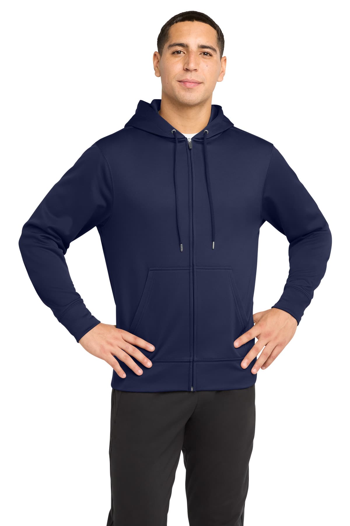 Sport-Tek ® Sport-Wick ® Fleece Full-Zip Hooded Jacket. ST238 thumbnail 4