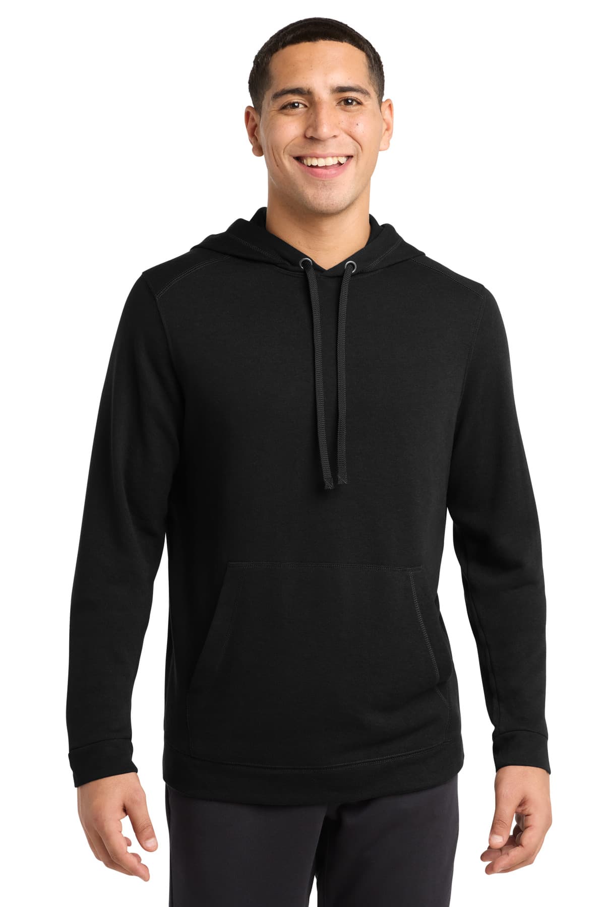 Sport-Tek ® PosiCharge ® Tri-Blend Wicking Fleece Hooded Pullover. ST296 thumbnail 2