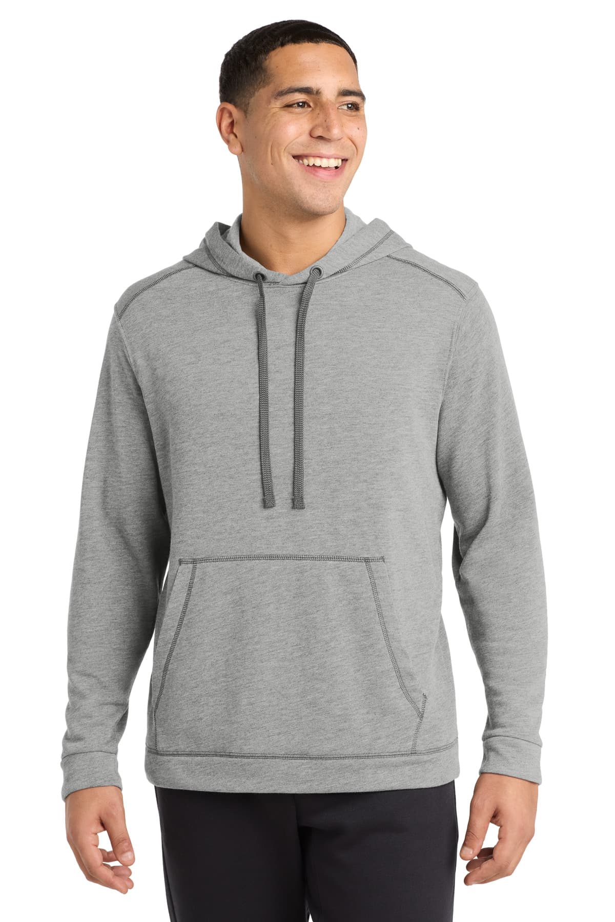 Sport-Tek ® PosiCharge ® Tri-Blend Wicking Fleece Hooded Pullover. ST296 thumbnail 4