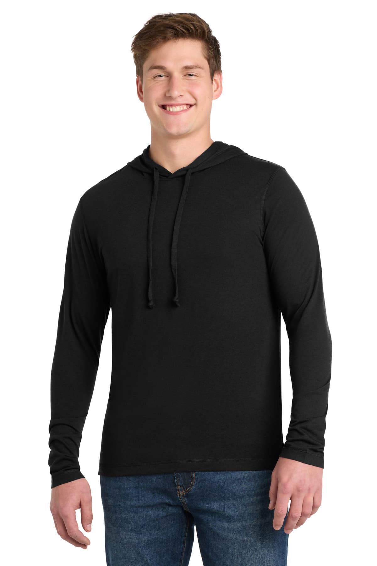 Sport-Tek ® PosiCharge ® Tri-Blend Wicking Long Sleeve Hoodie ST406 thumbnail 2