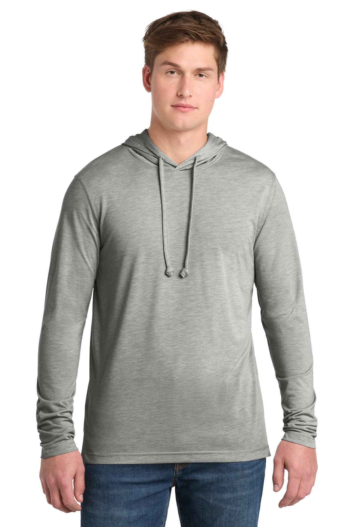 Sport-Tek ® PosiCharge ® Tri-Blend Wicking Long Sleeve Hoodie ST406 thumbnail 5