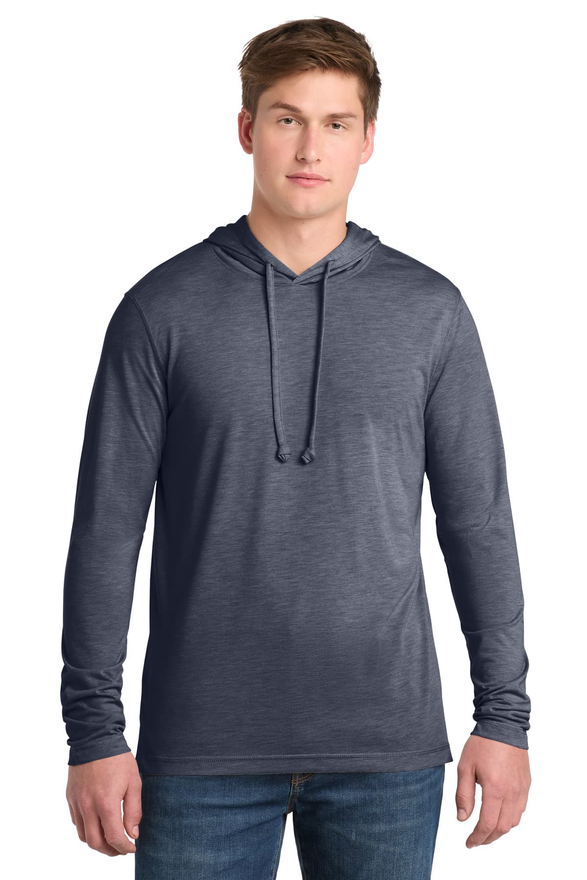 Sport-Tek ® PosiCharge ® Tri-Blend Wicking Long Sleeve Hoodie ST406 thumbnail 3