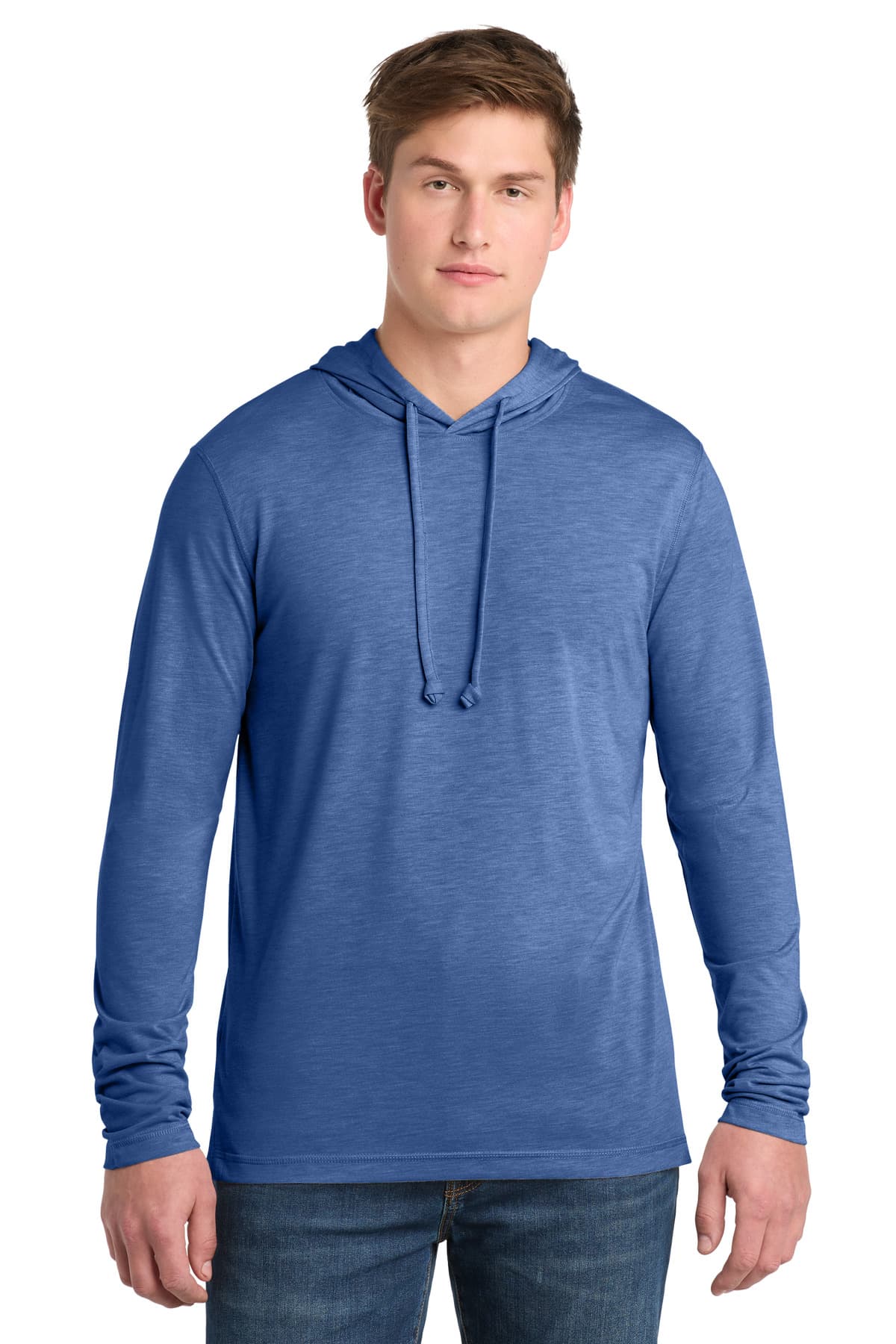Sport-Tek ® PosiCharge ® Tri-Blend Wicking Long Sleeve Hoodie ST406 thumbnail 4