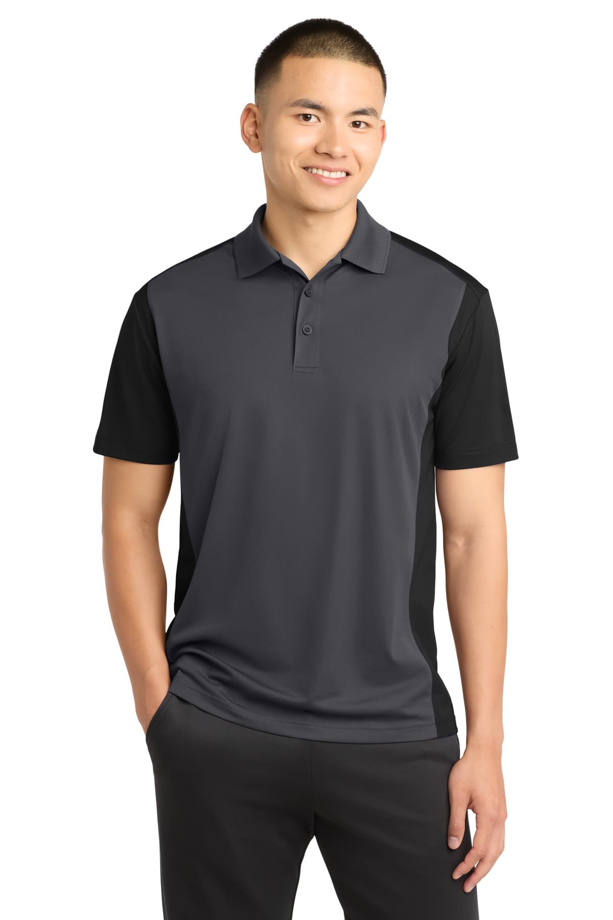 Sport-Tek ® Colorblock Micropique Sport-Wick ® Polo. ST652 thumbnail 2