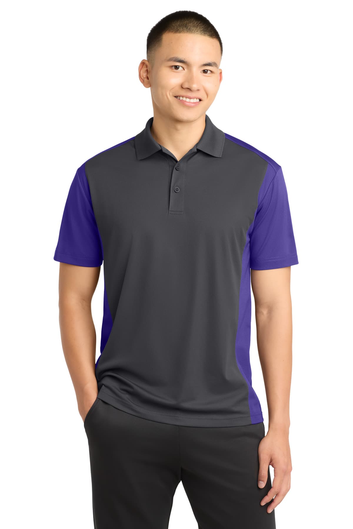 Sport-Tek ® Colorblock Micropique Sport-Wick ® Polo. ST652 thumbnail 5