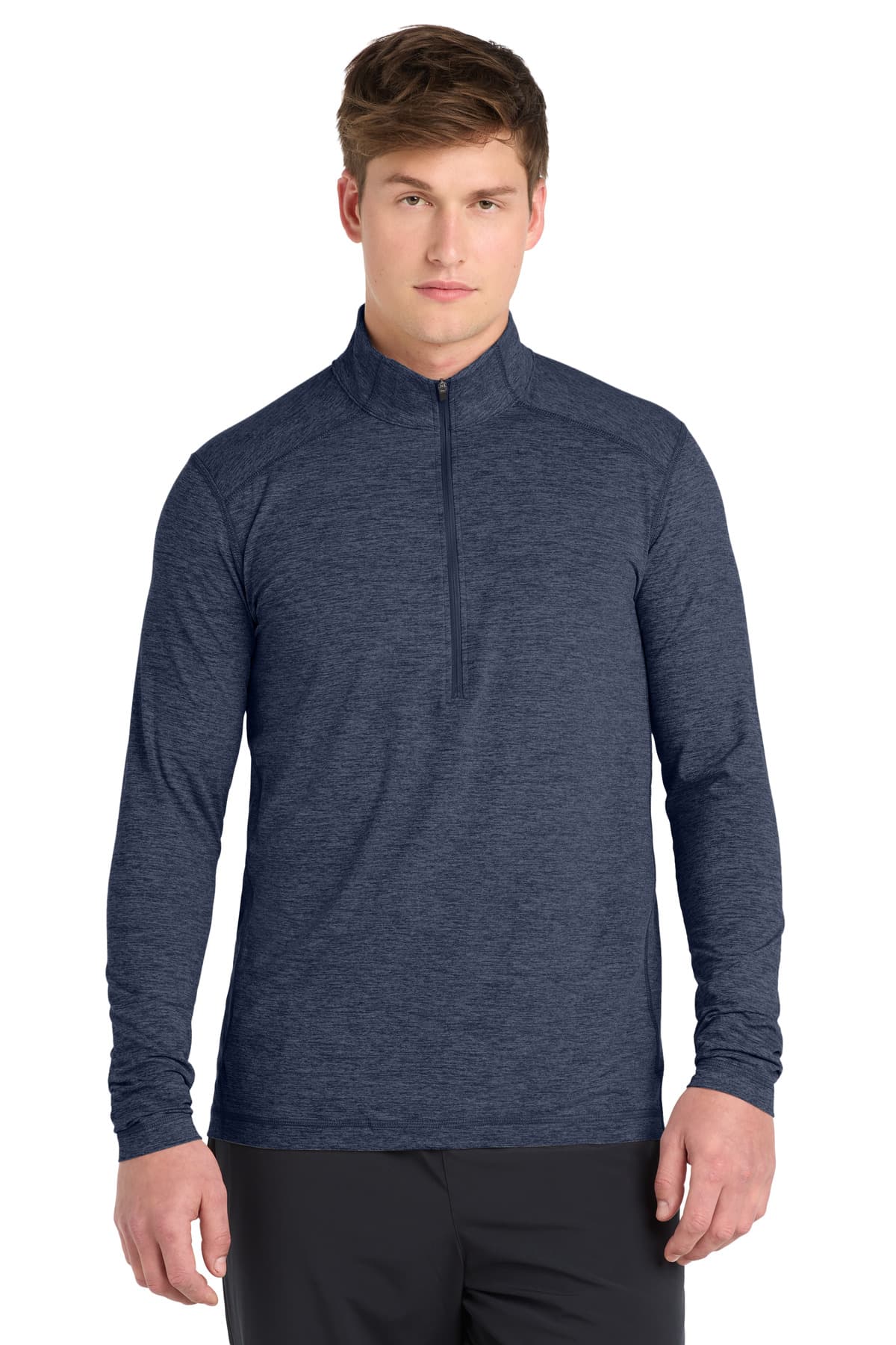 Sport-Tek ® Exchange 1.5 Long Sleeve 1/2-Zip. ST711 thumbnail 3