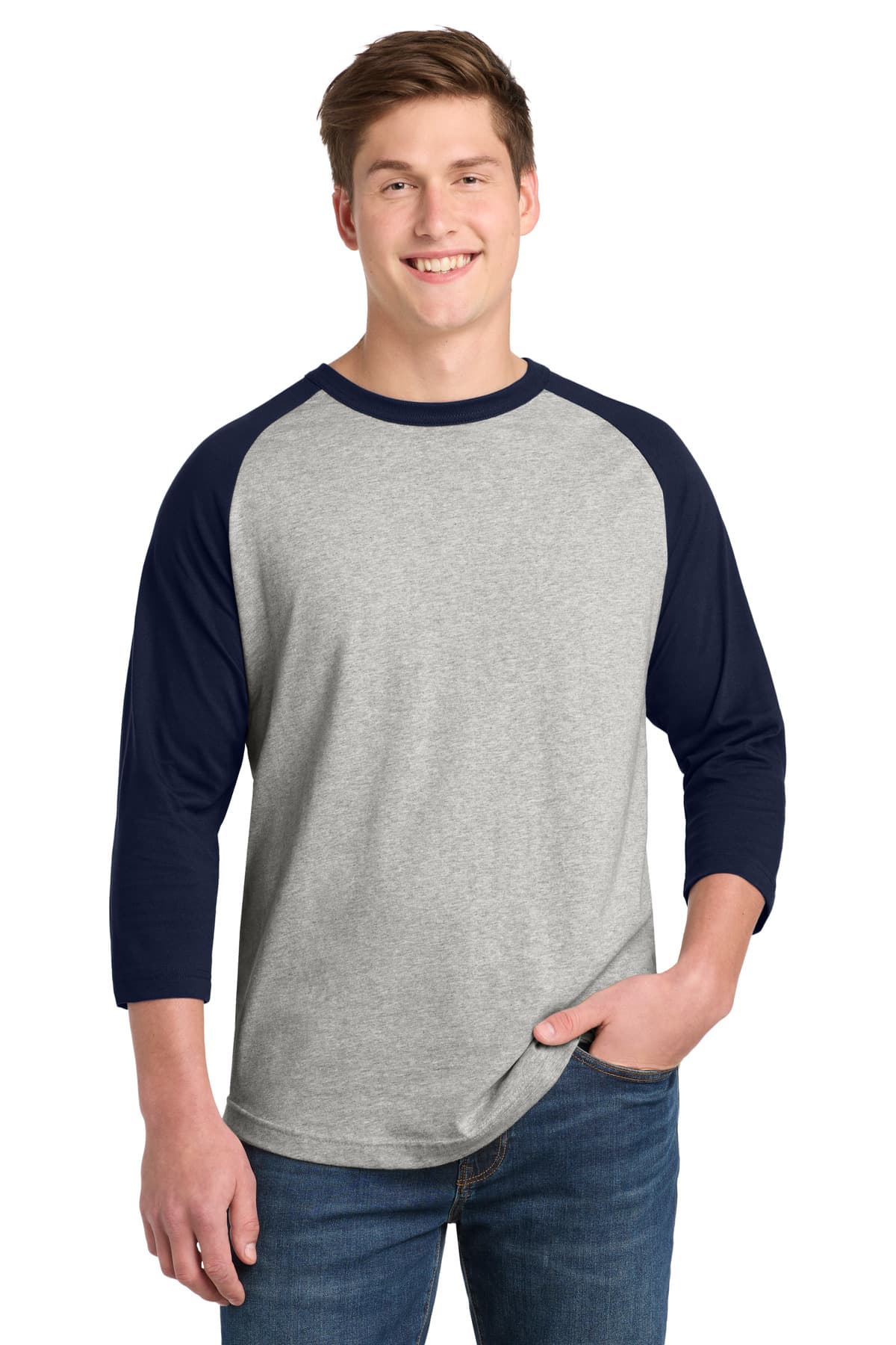 Sport-Tek ® Colorblock Raglan Jersey. T200 thumbnail 3