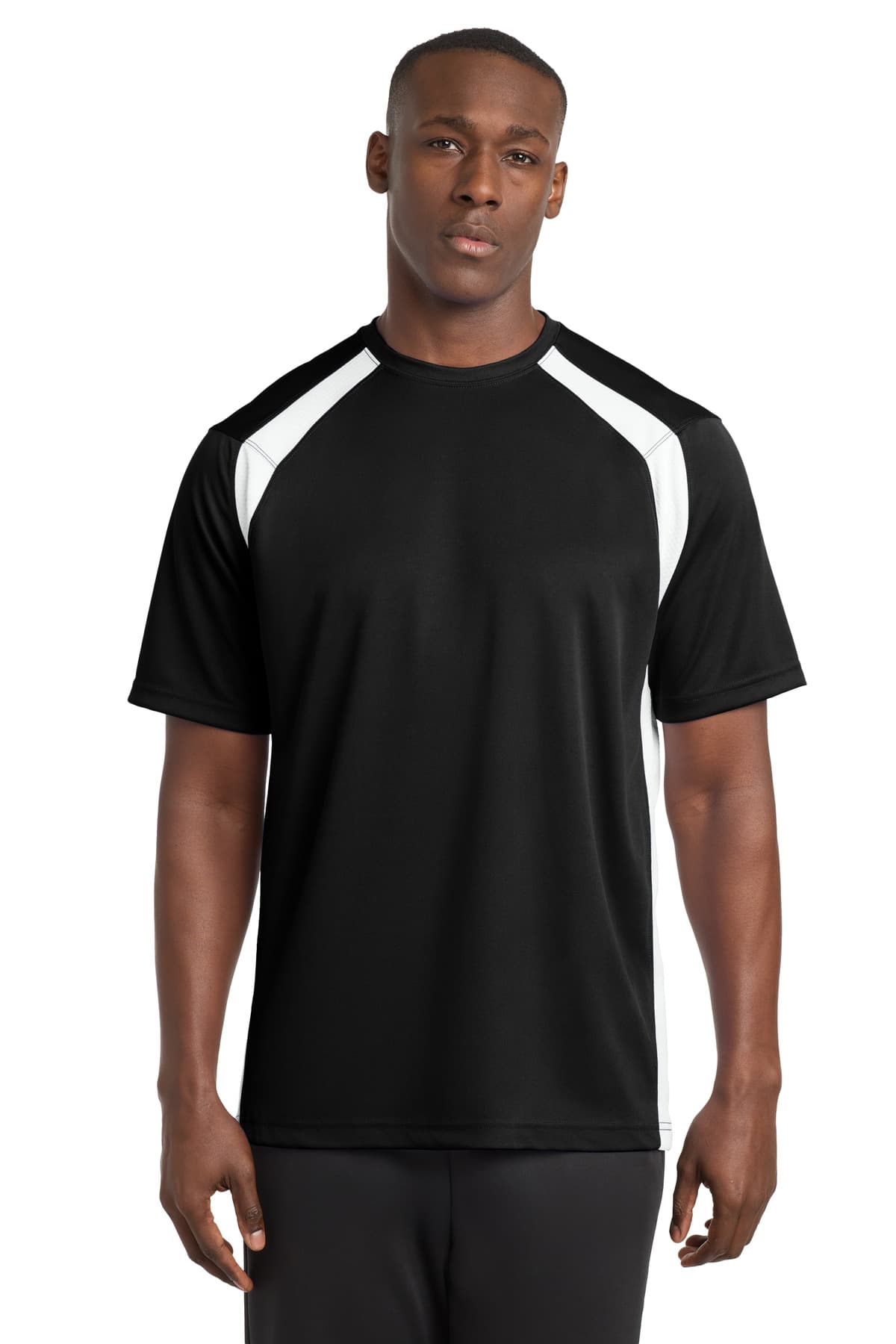 Sport-Tek ® Dry Zone ® Colorblock Crew. T478 thumbnail 2