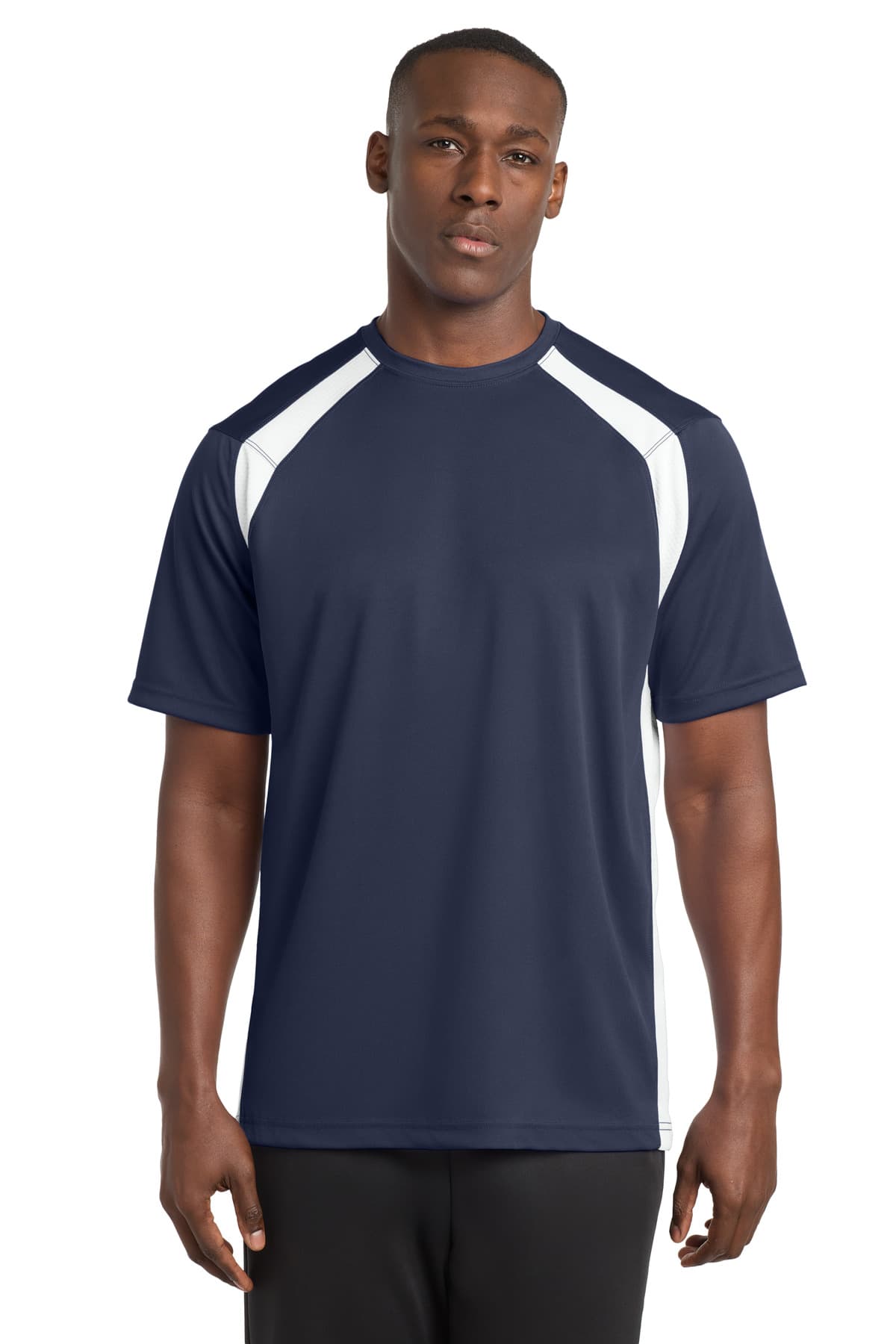 Sport-Tek ® Dry Zone ® Colorblock Crew. T478 thumbnail 3