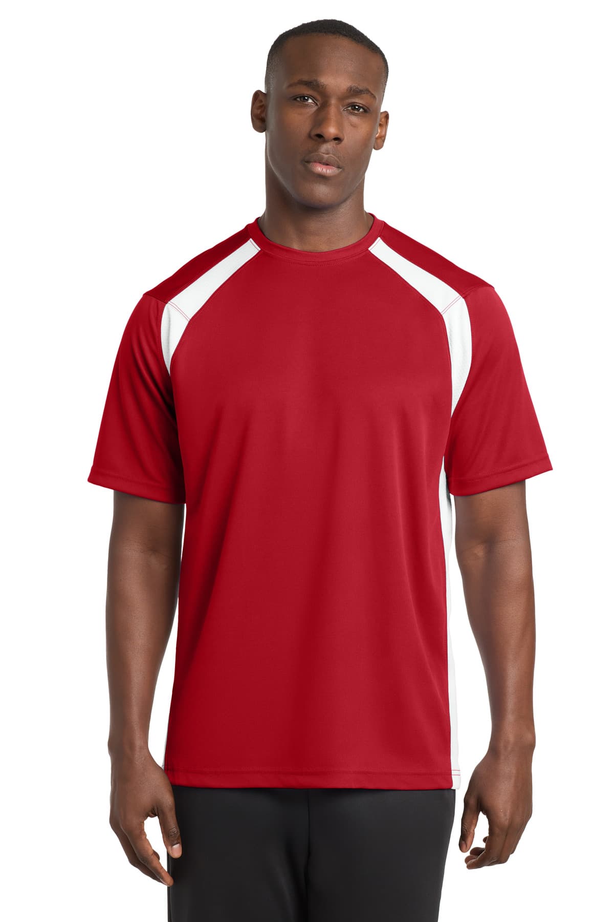 Sport-Tek ® Dry Zone ® Colorblock Crew. T478 thumbnail 4
