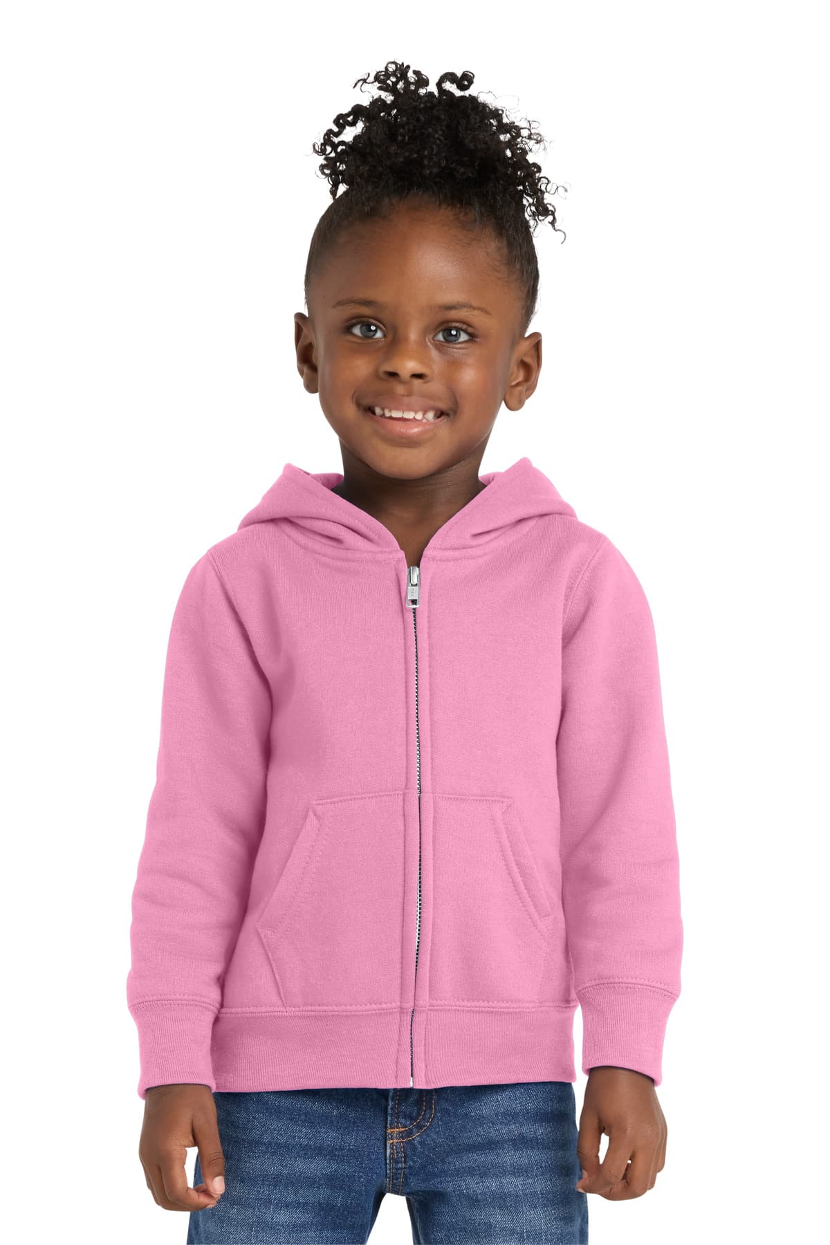 Port & Co ™ Toddler Core Fleece Full-Zip Hooded Sweatshirt. CAR78TZH thumbnail 6