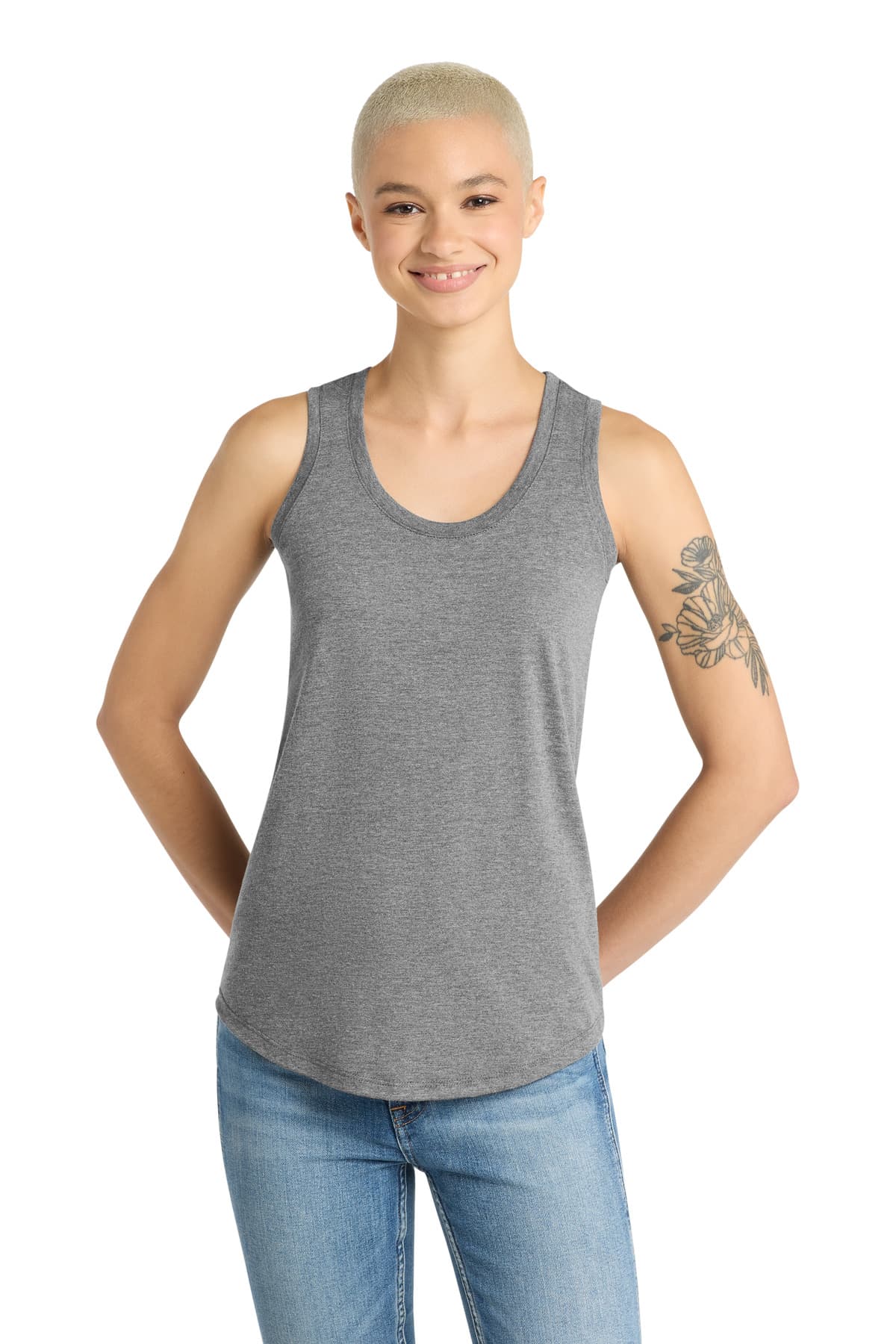 District ® Women's Perfect Tri ® Racerback Tank. DM138L thumbnail 5