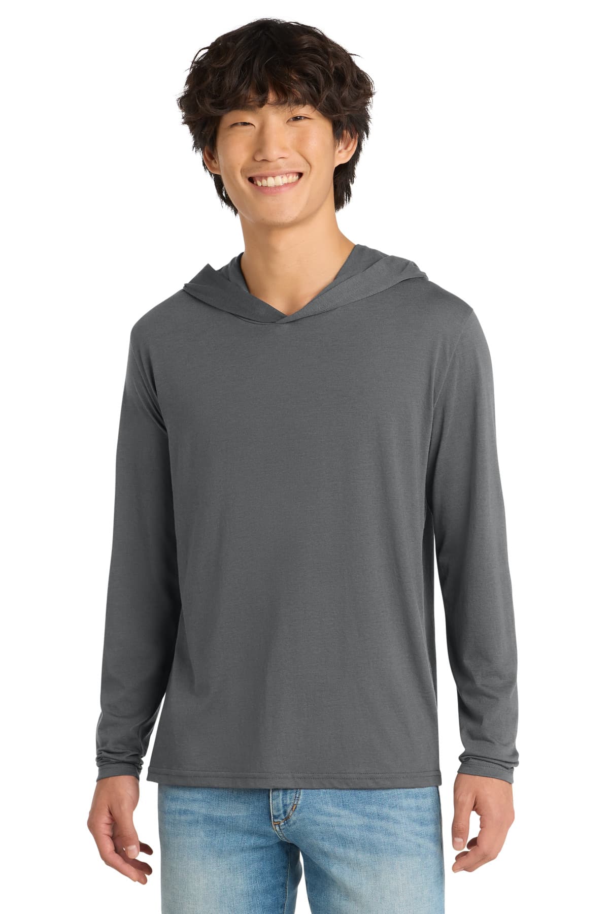 District ® Perfect Tri ® Long Sleeve Hoodie. DM139 thumbnail 5