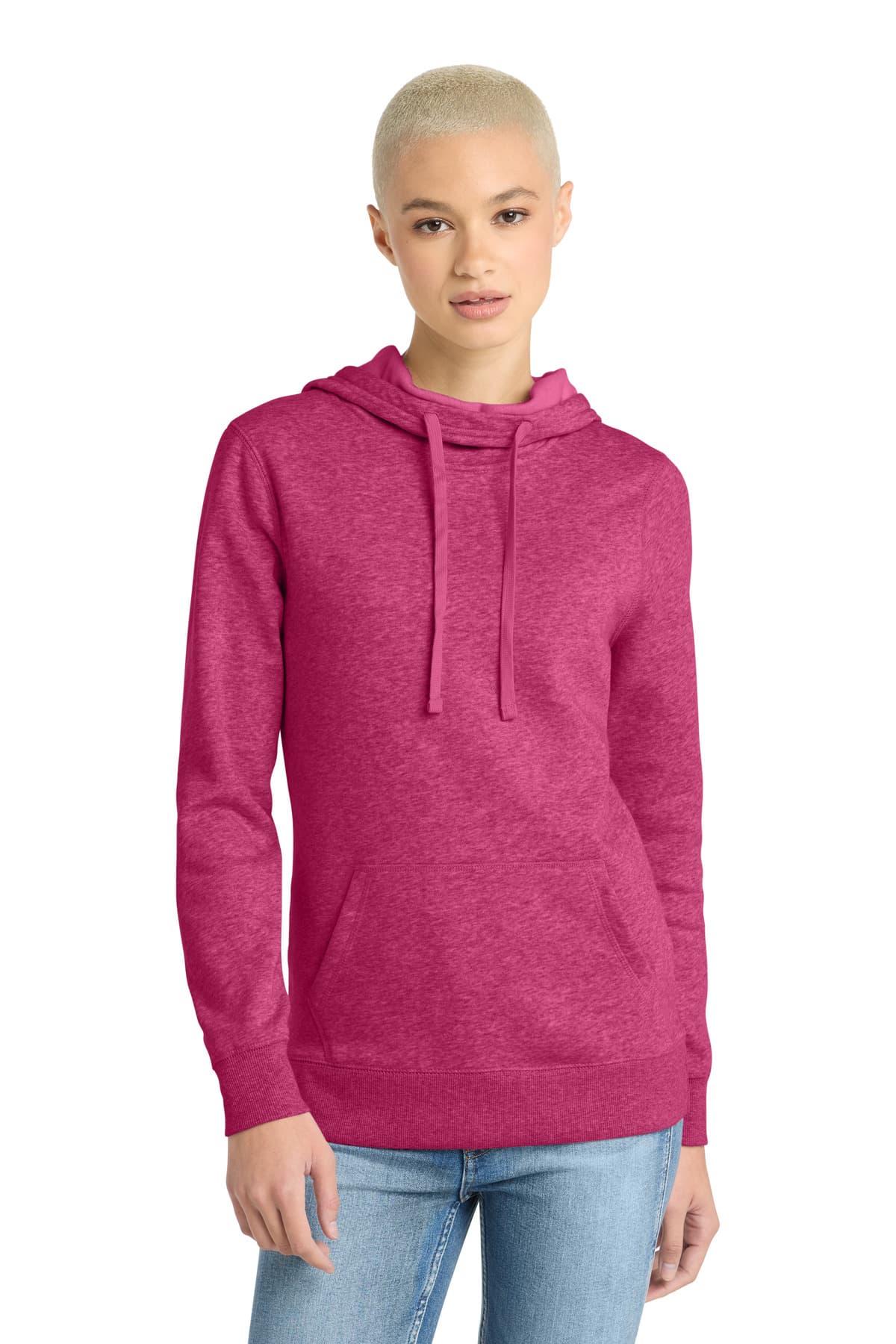 District ® Women's Lightweight Fleece Hoodie. DM493 thumbnail 5