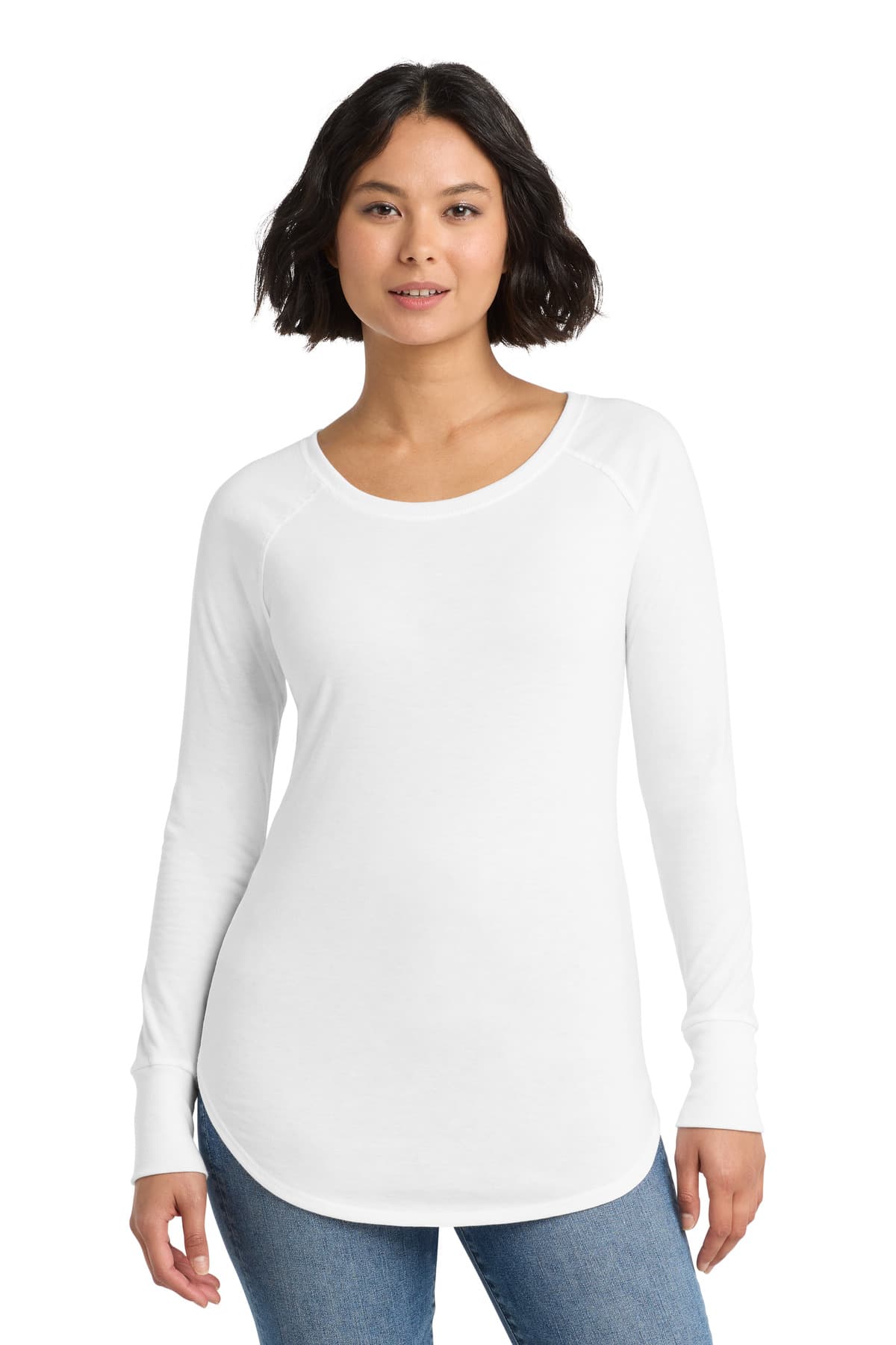 District ® Women's Perfect Tri ® Long Sleeve Tunic Tee. DT132L thumbnail 2