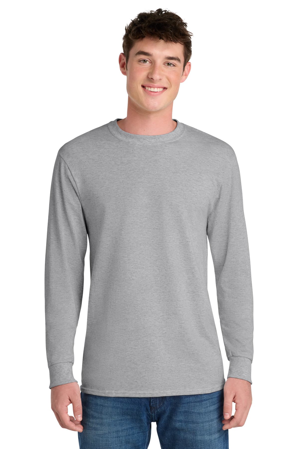 Port & Co  Long Sleeve Core Blend Tee. PC55LS thumbnail 2