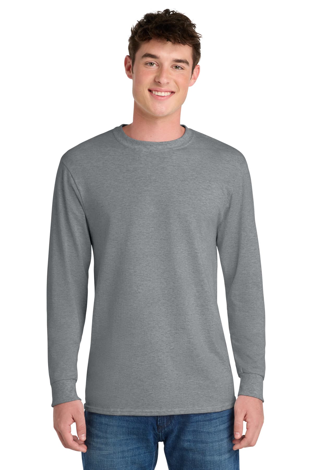 Port & Co  Long Sleeve Core Blend Tee. PC55LS thumbnail 3