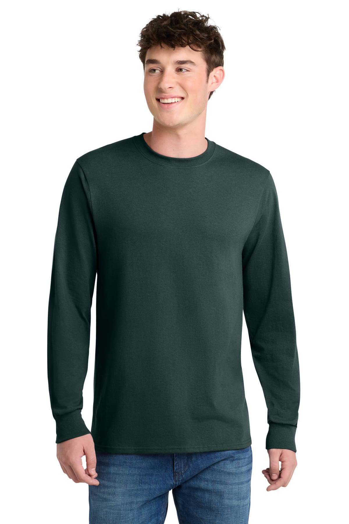 Port & Co  Long Sleeve Core Blend Tee. PC55LS thumbnail 4