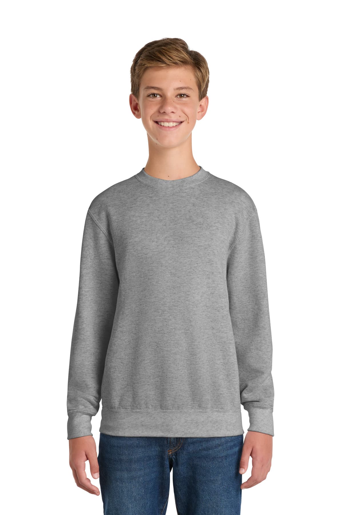 Port & Co  Youth Core Fleece Crewneck Sweatshirt. PC90Y thumbnail 4