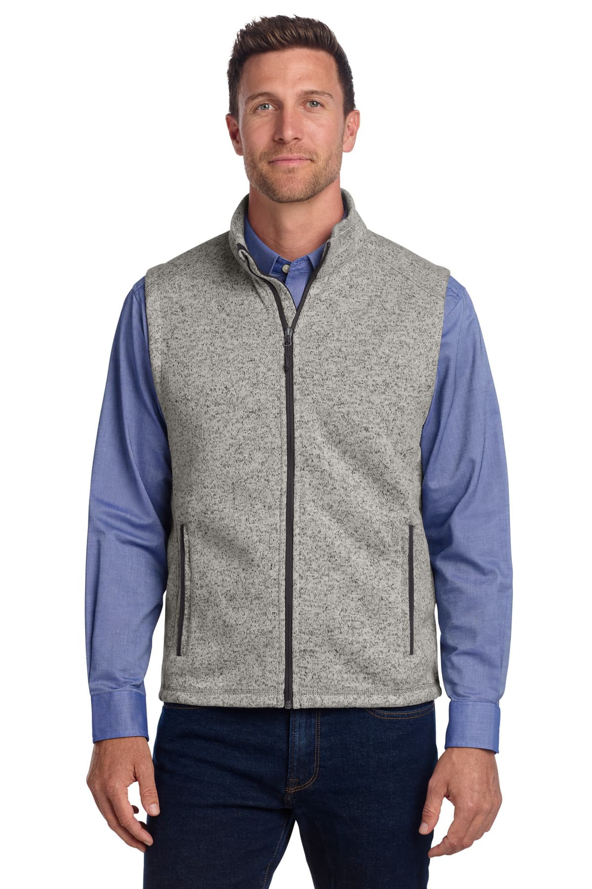 Port Authority ® Sweater Fleece Vest F236 thumbnail 3