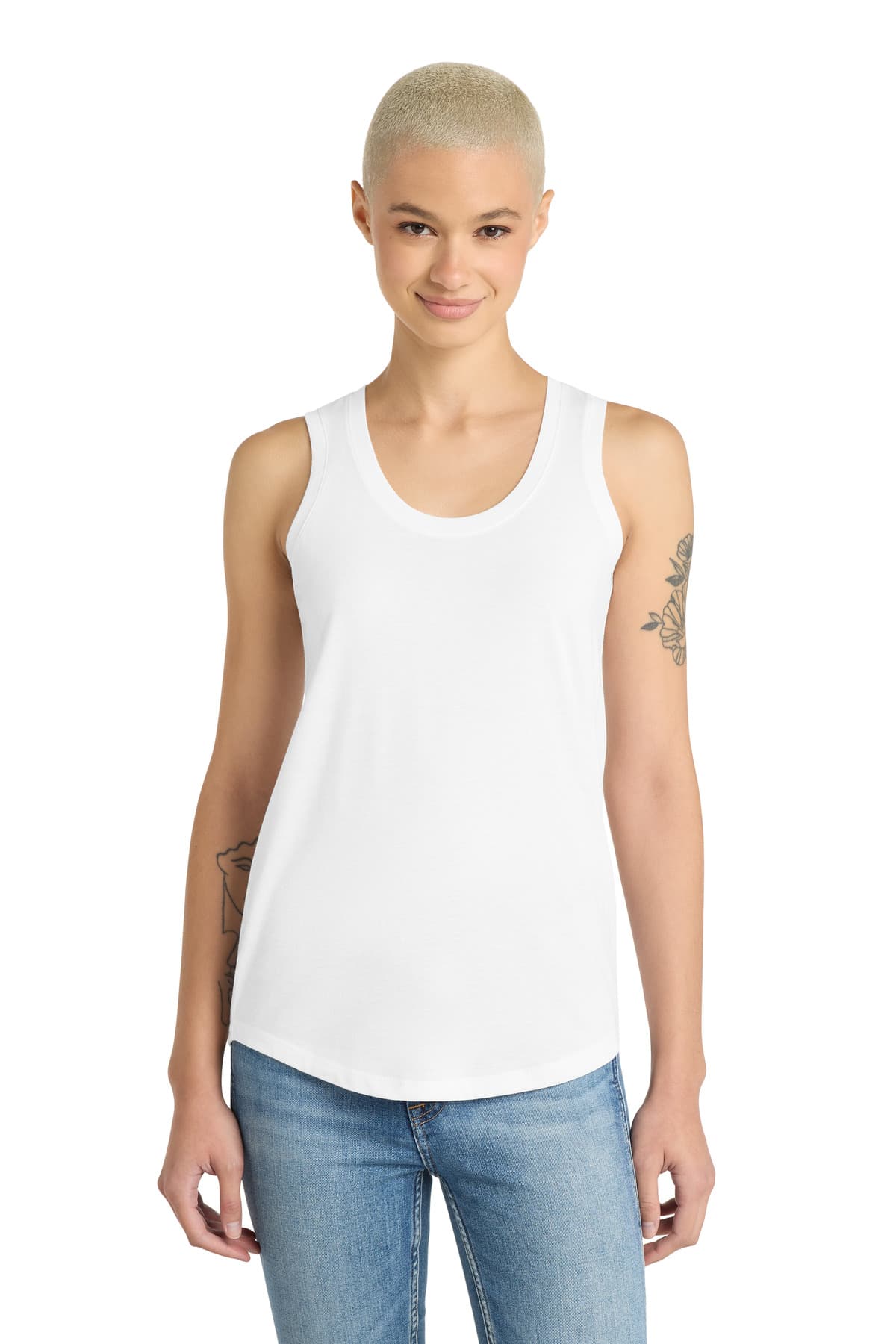 District ® Women's Perfect Tri ® Racerback Tank. DM138L thumbnail 2