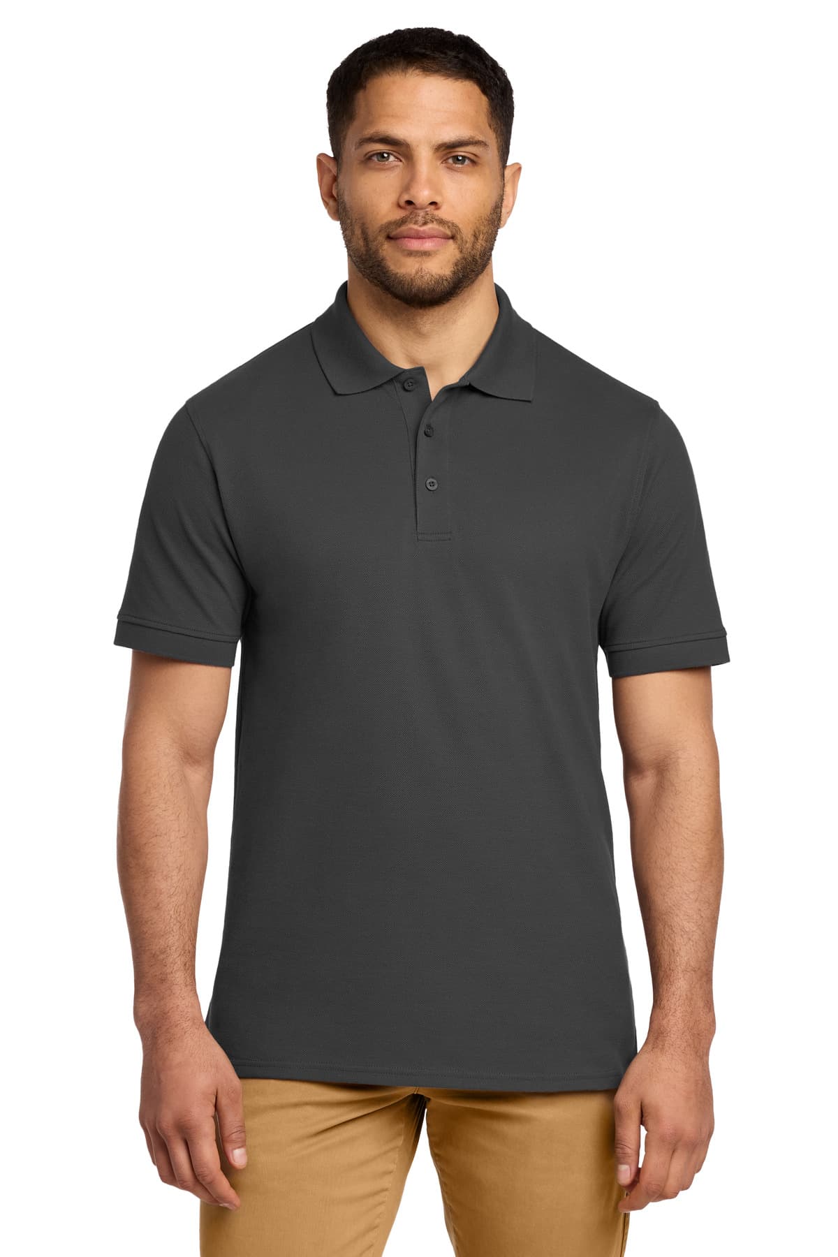 Port & Co  Combed Ring Spun Pique Polo. KP1500 thumbnail 2