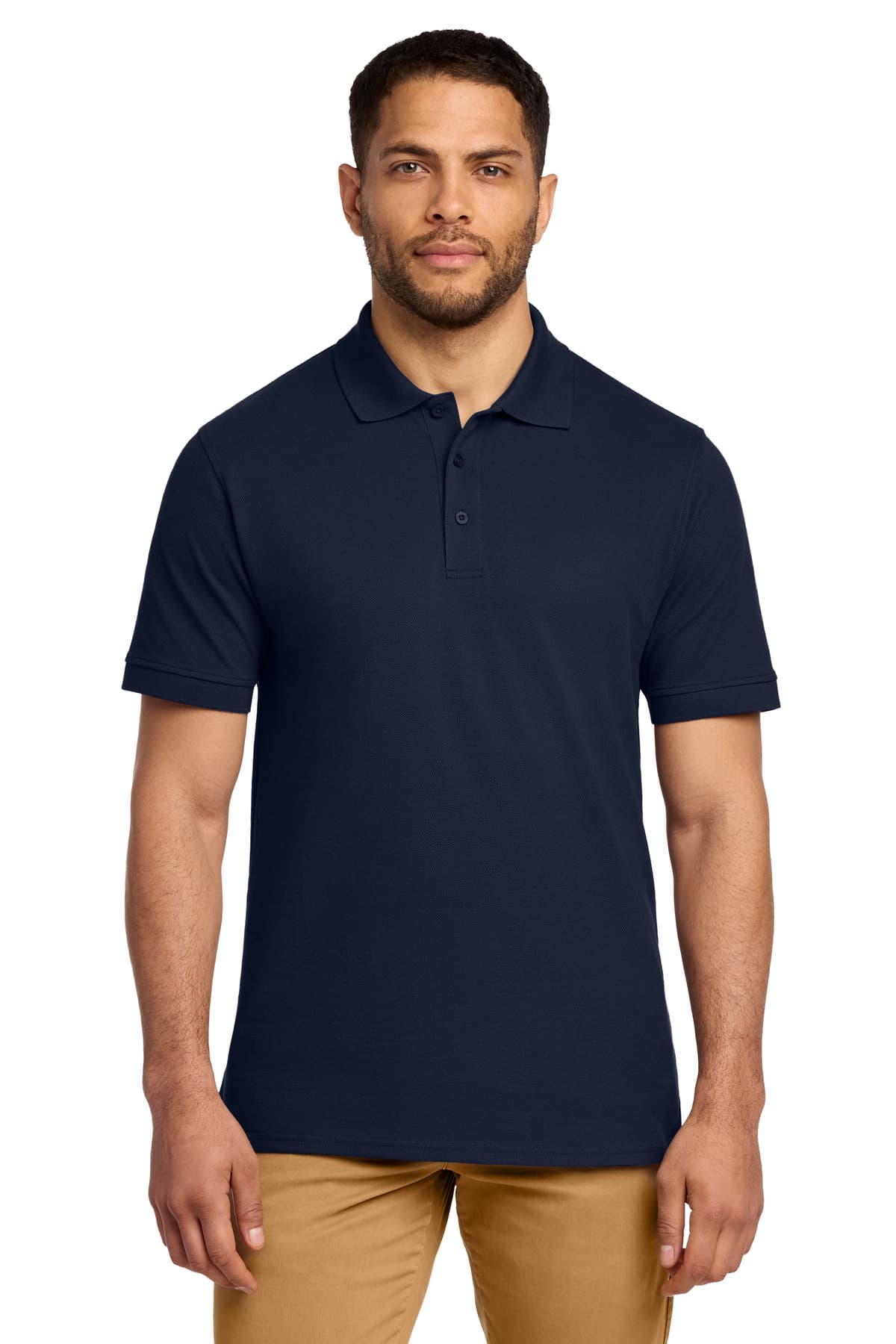 Port & Co  Combed Ring Spun Pique Polo. KP1500 thumbnail 3