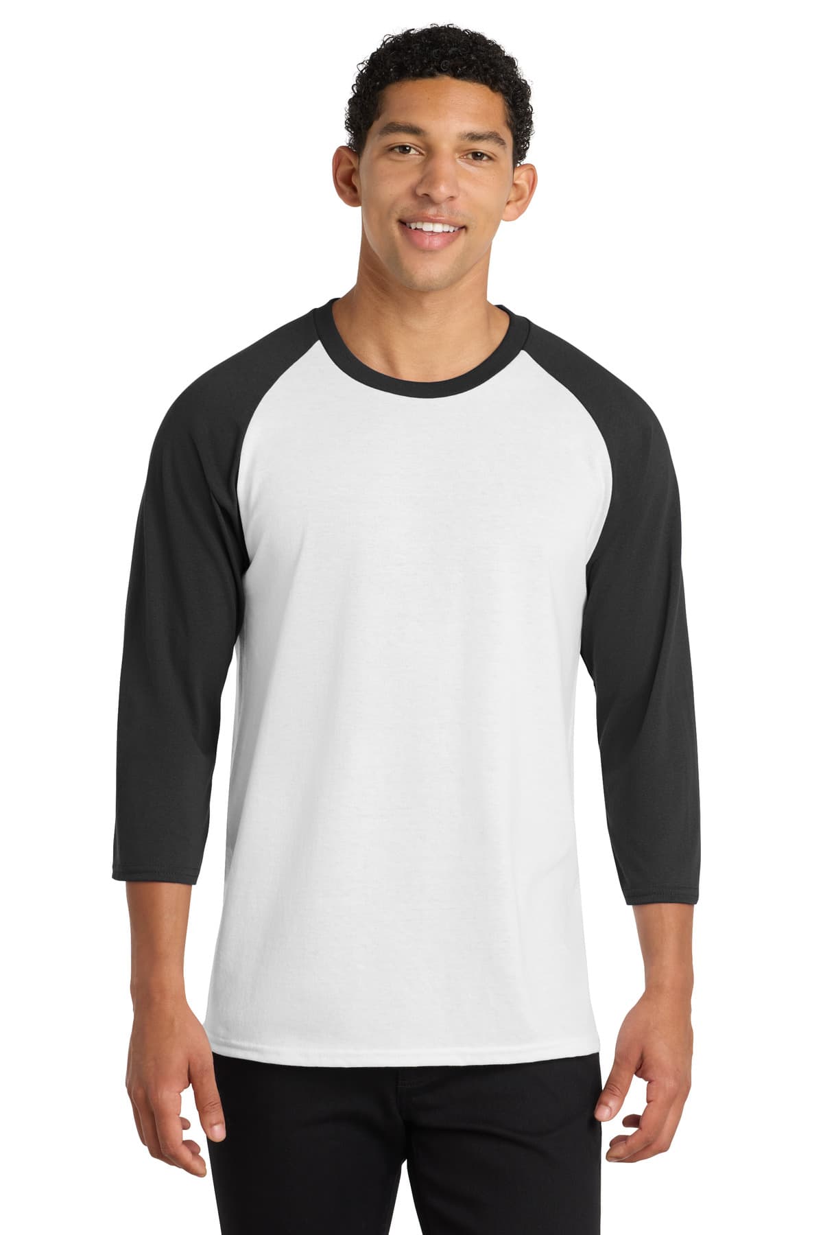 Port & Co  Core Blend 3/4-Sleeve Raglan Tee. PC55RS thumbnail 4