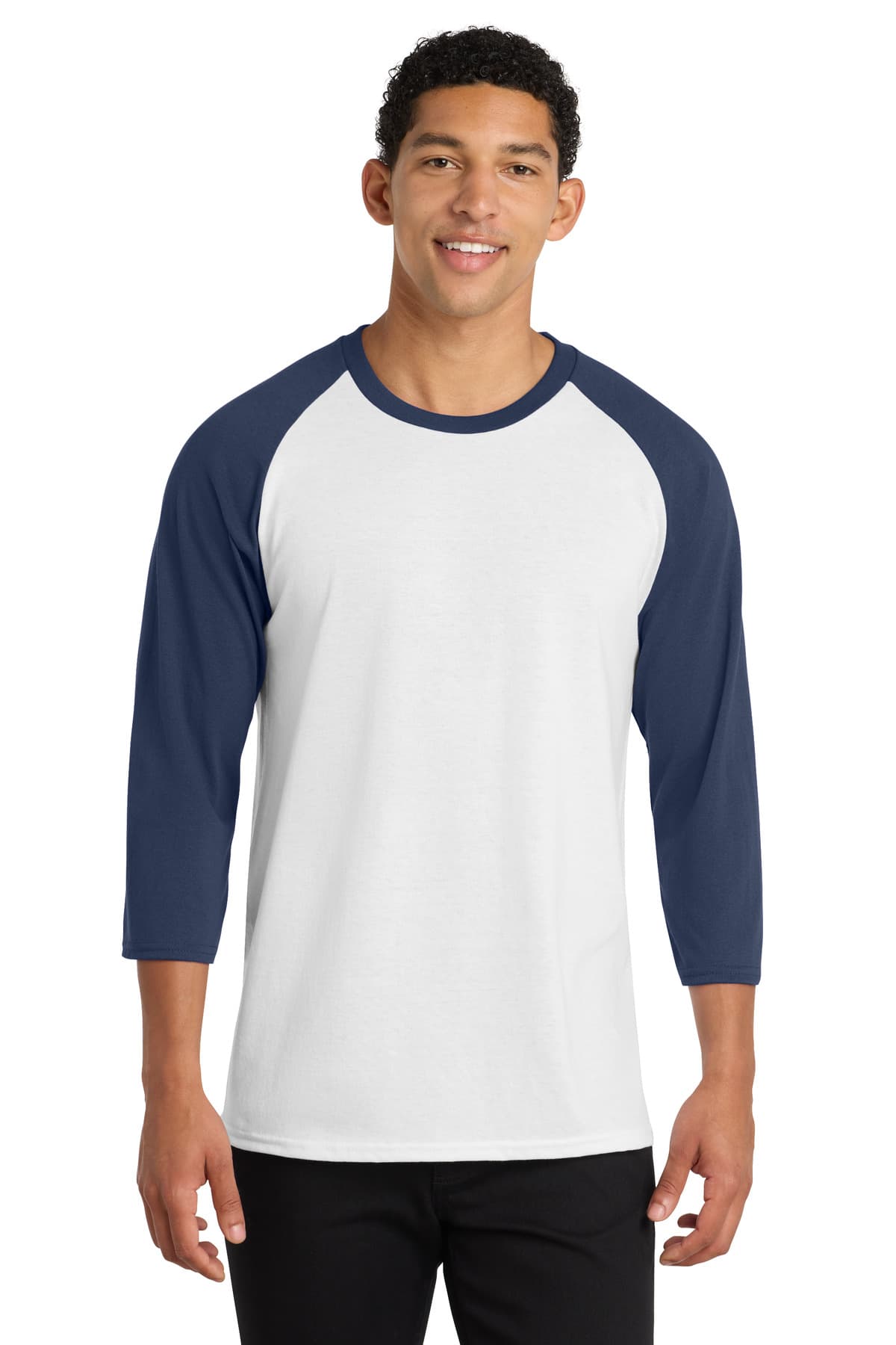 Port & Co  Core Blend 3/4-Sleeve Raglan Tee. PC55RS thumbnail 5