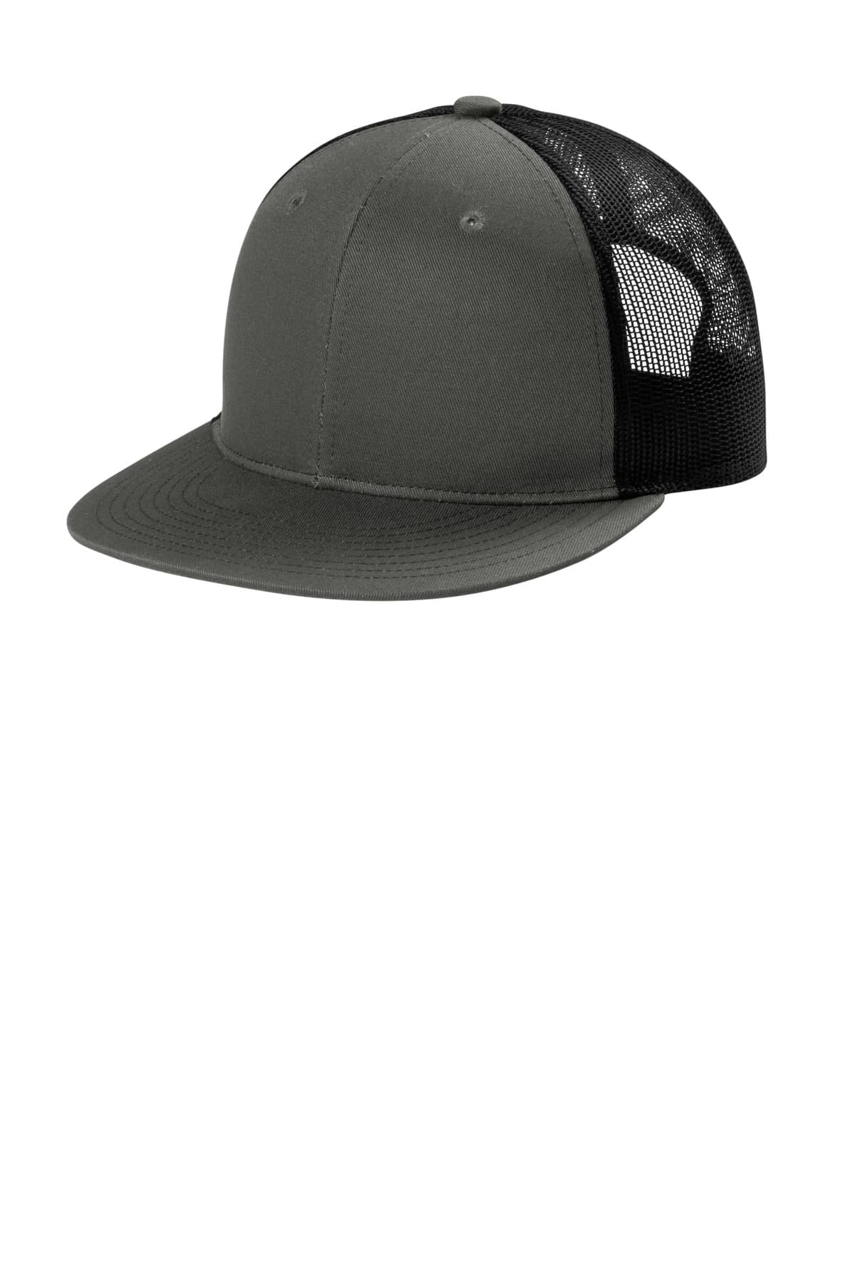 Port Authority ® Snapback Flat Bill Trucker Cap C407 thumbnail 2
