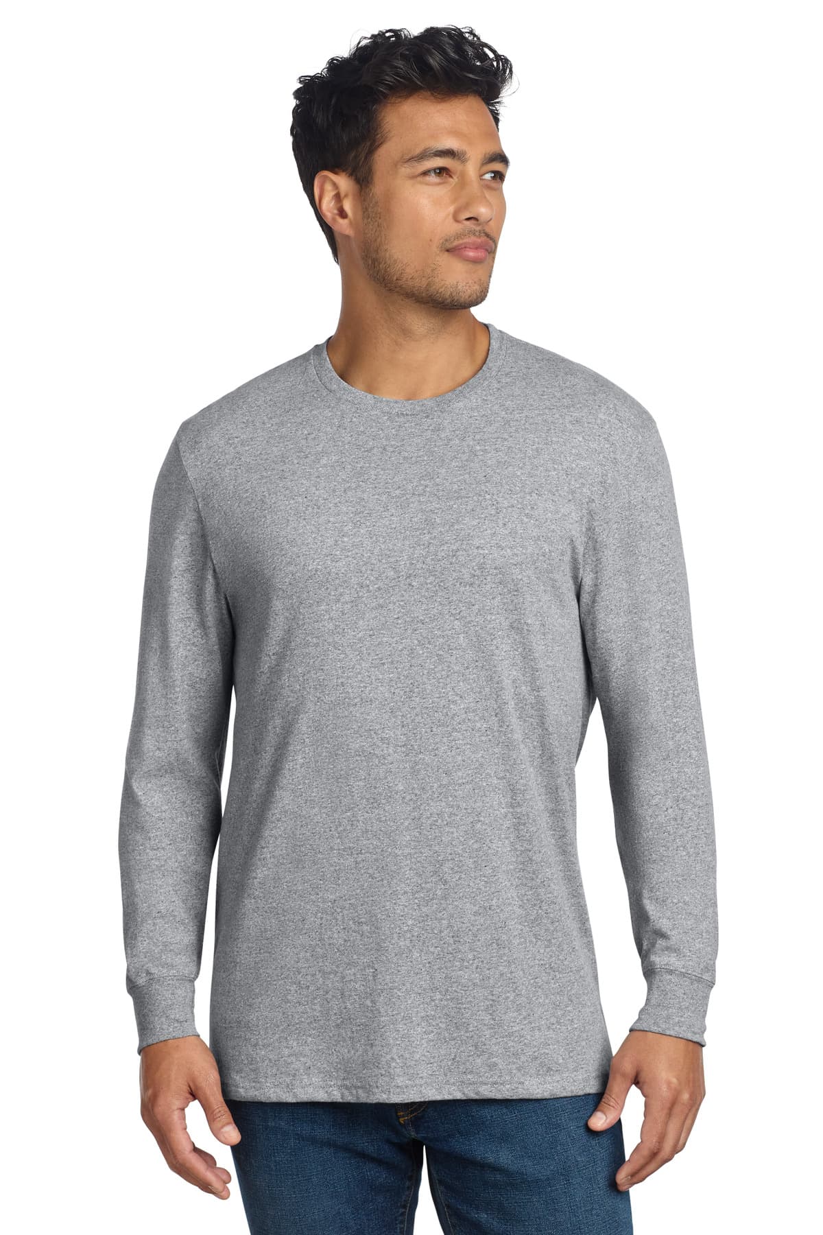Allmade ® Unisex Long Sleeve Recycled Blend Tee AL6204 thumbnail 2