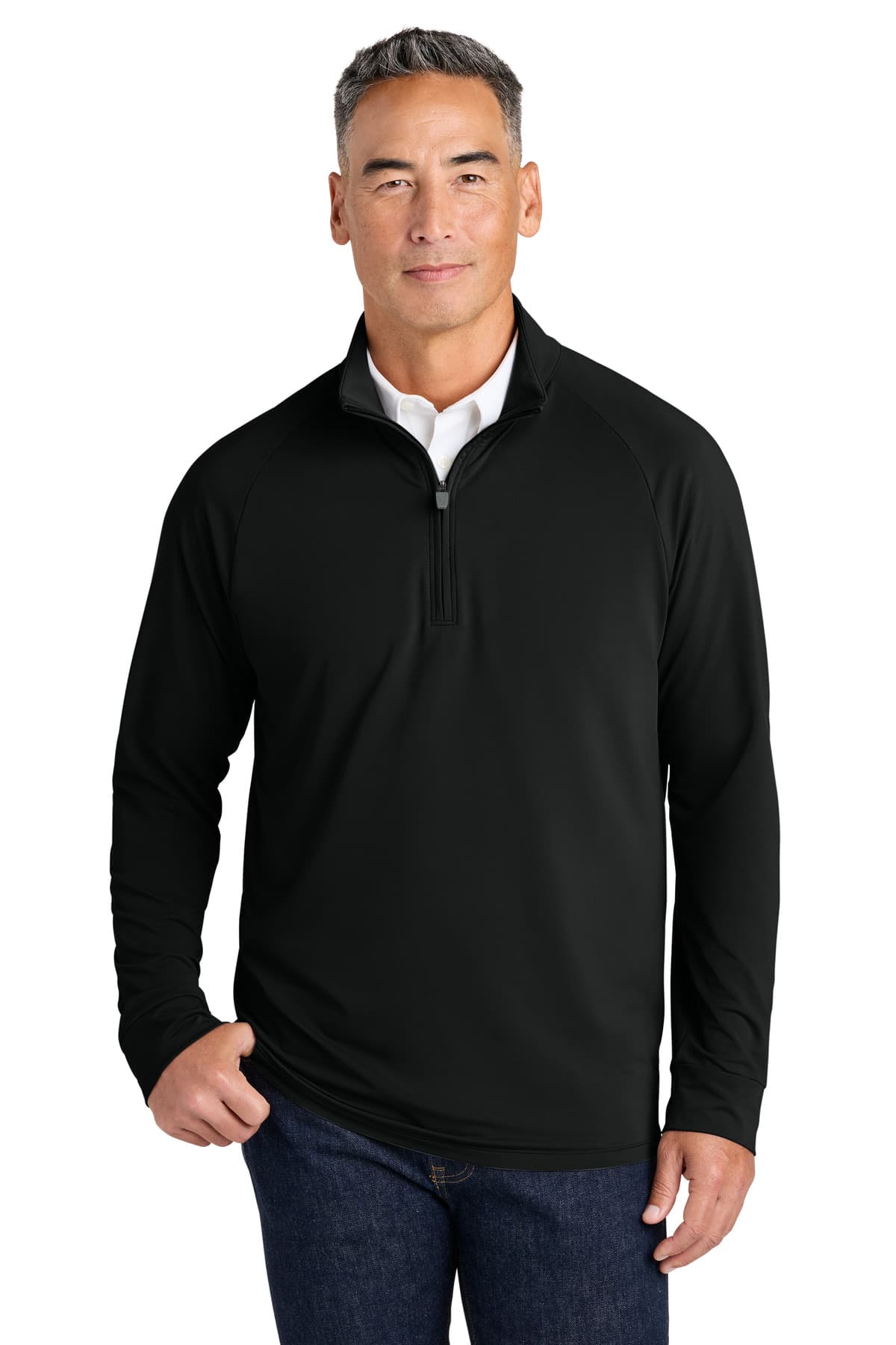Brooks Brothers ® Luxe Performance 1/4-Zip BB18214 thumbnail 3