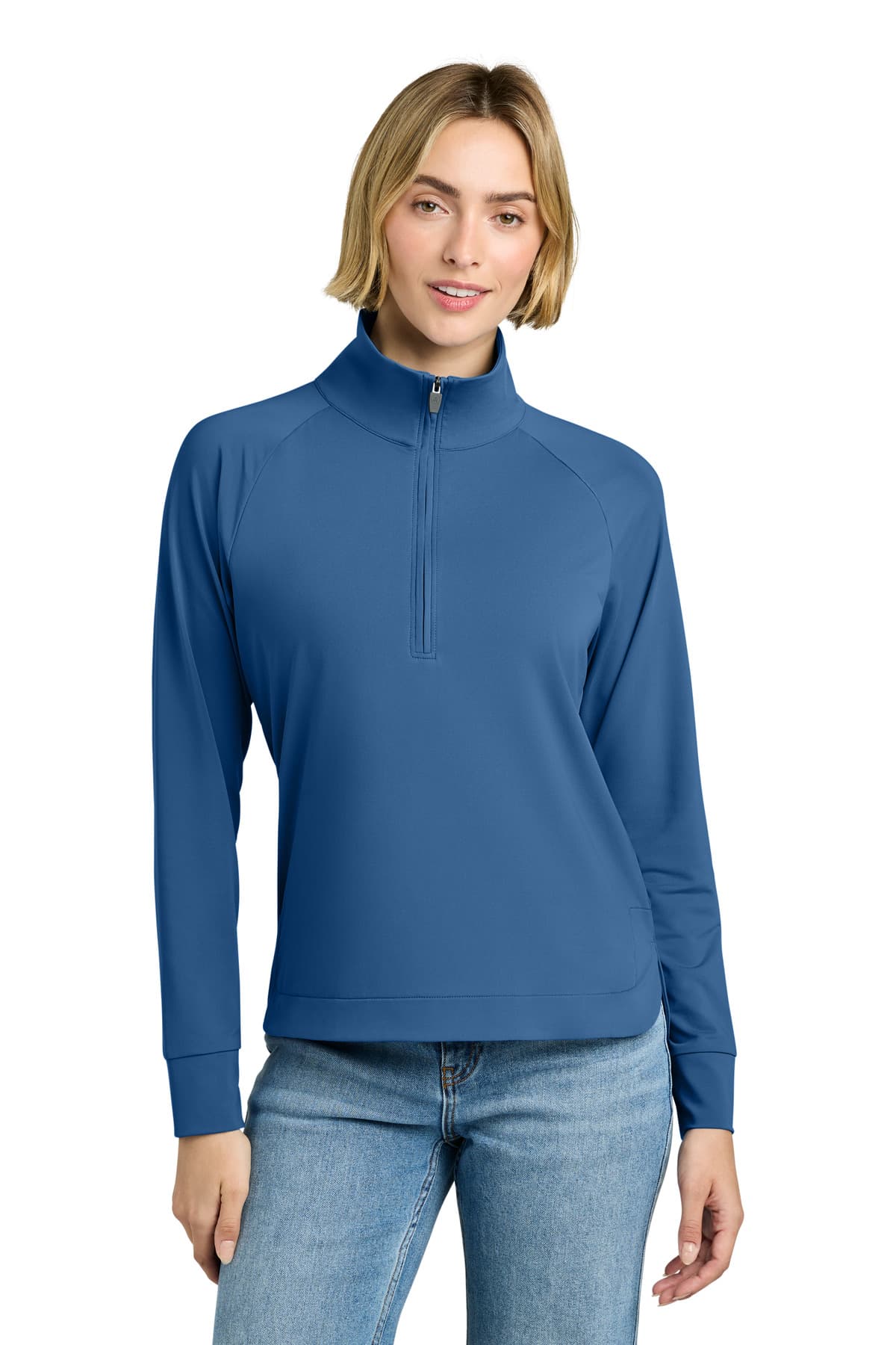 Brooks Brothers ® Women's Luxe Performance 1/4-Zip BB18215 thumbnail 2