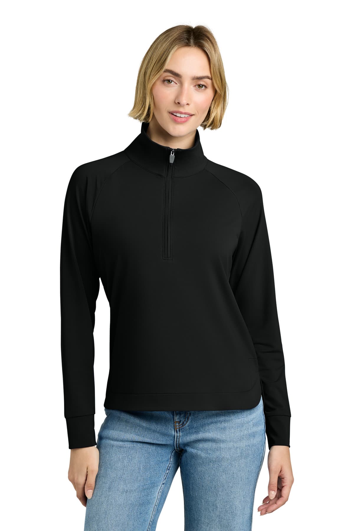 Brooks Brothers ® Women's Luxe Performance 1/4-Zip BB18215 thumbnail 3