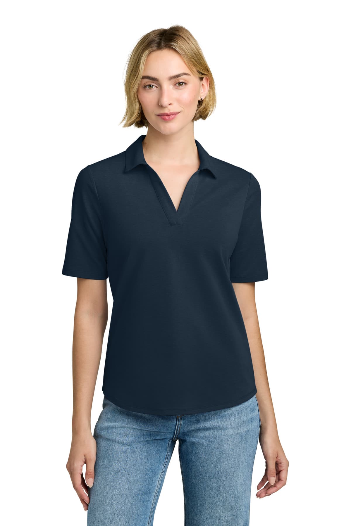 Brooks Brothers ® Women's Pinpoint Pique Polo BB18223 thumbnail 3