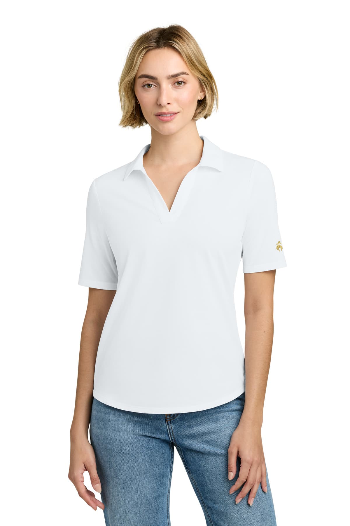 Brooks Brothers ® Women's Pinpoint Pique Polo BB18223 thumbnail 5