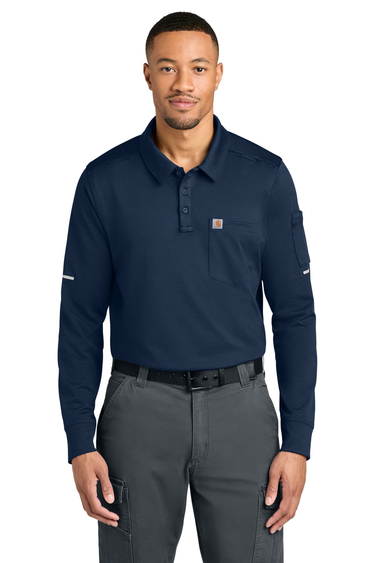 Carhartt ® FLD & RSCU Long Sleeve Polo CTC16129 thumbnail 4