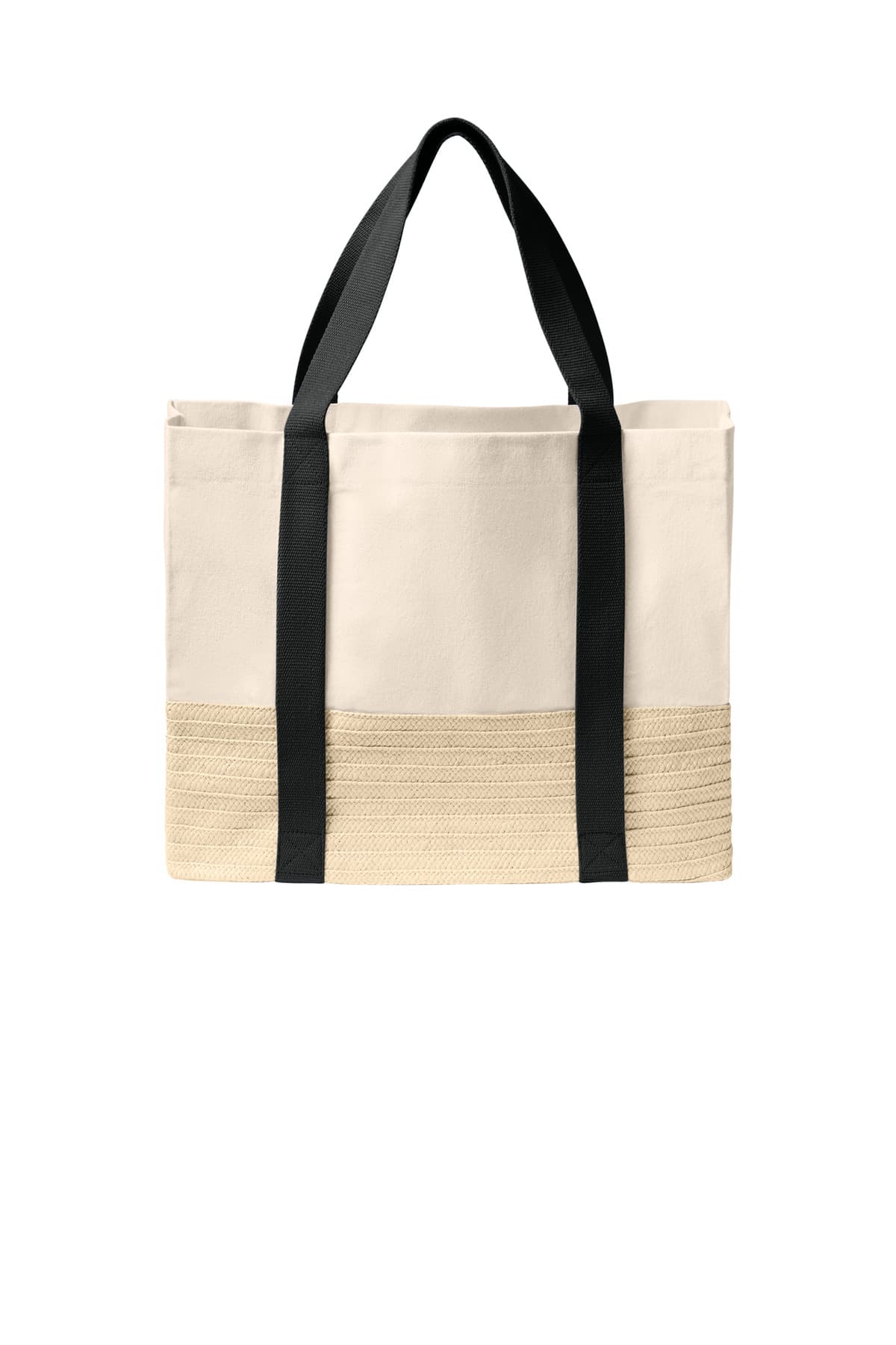 Port Authority ® Straw Market Tote BG450 thumbnail 3