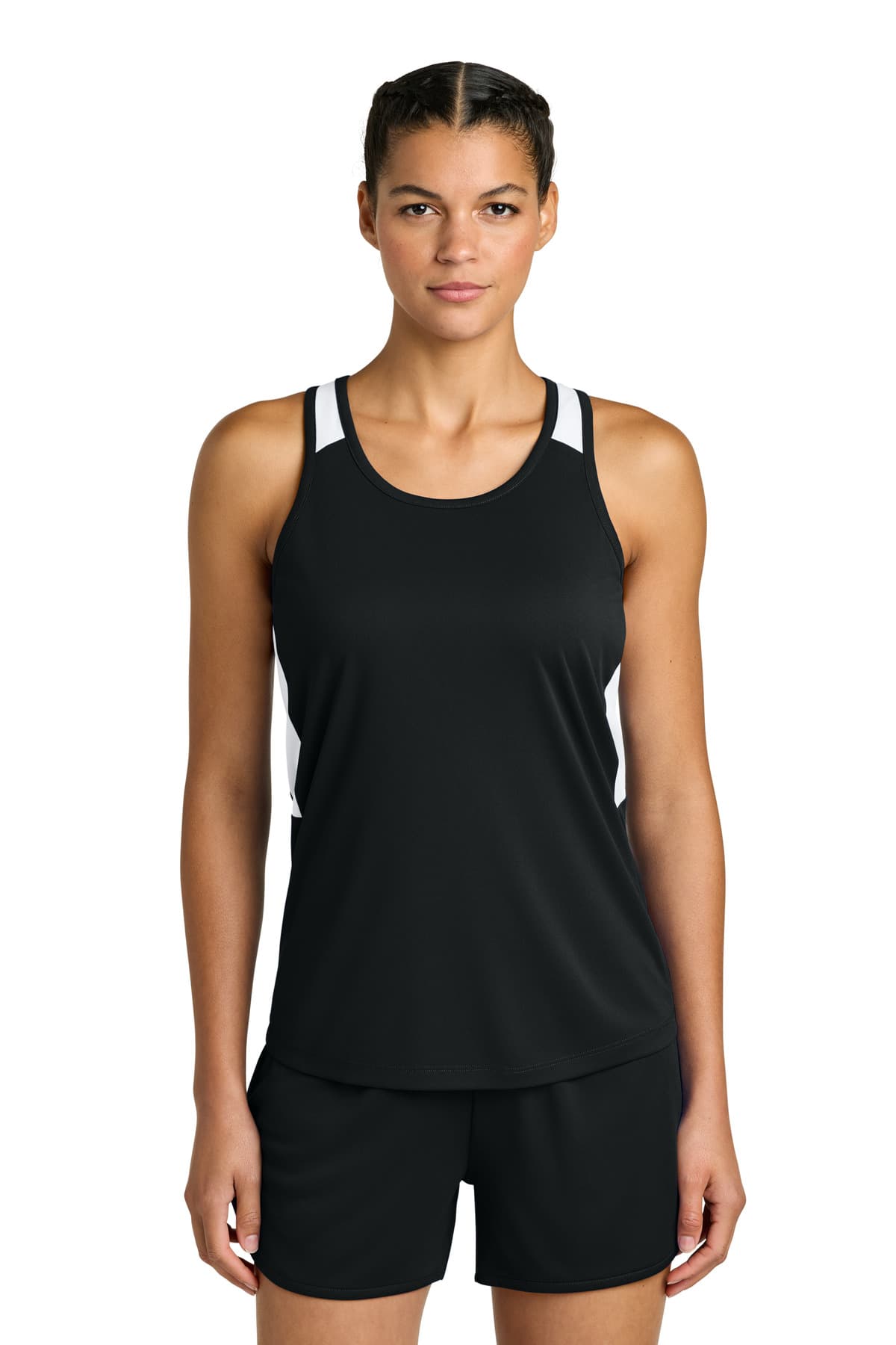 Sport-Tek ® Women's Club Track Tank LST446 thumbnail 2