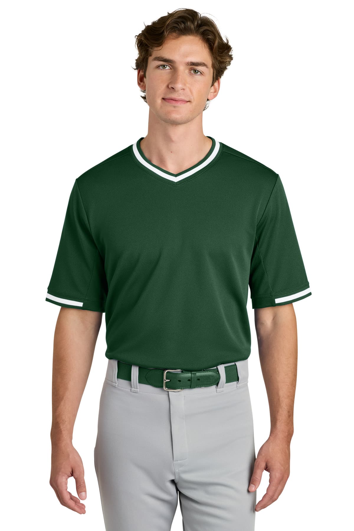 Sport-Tek ® Tough Mesh V-Neck Baseball Jersey ST221 thumbnail 3