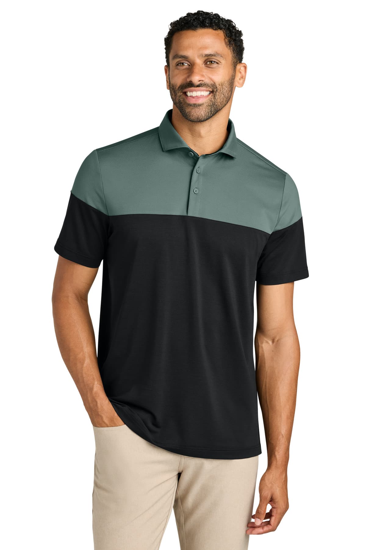 TravisMathew Onward Colorblock Polo TMA42774 thumbnail 2