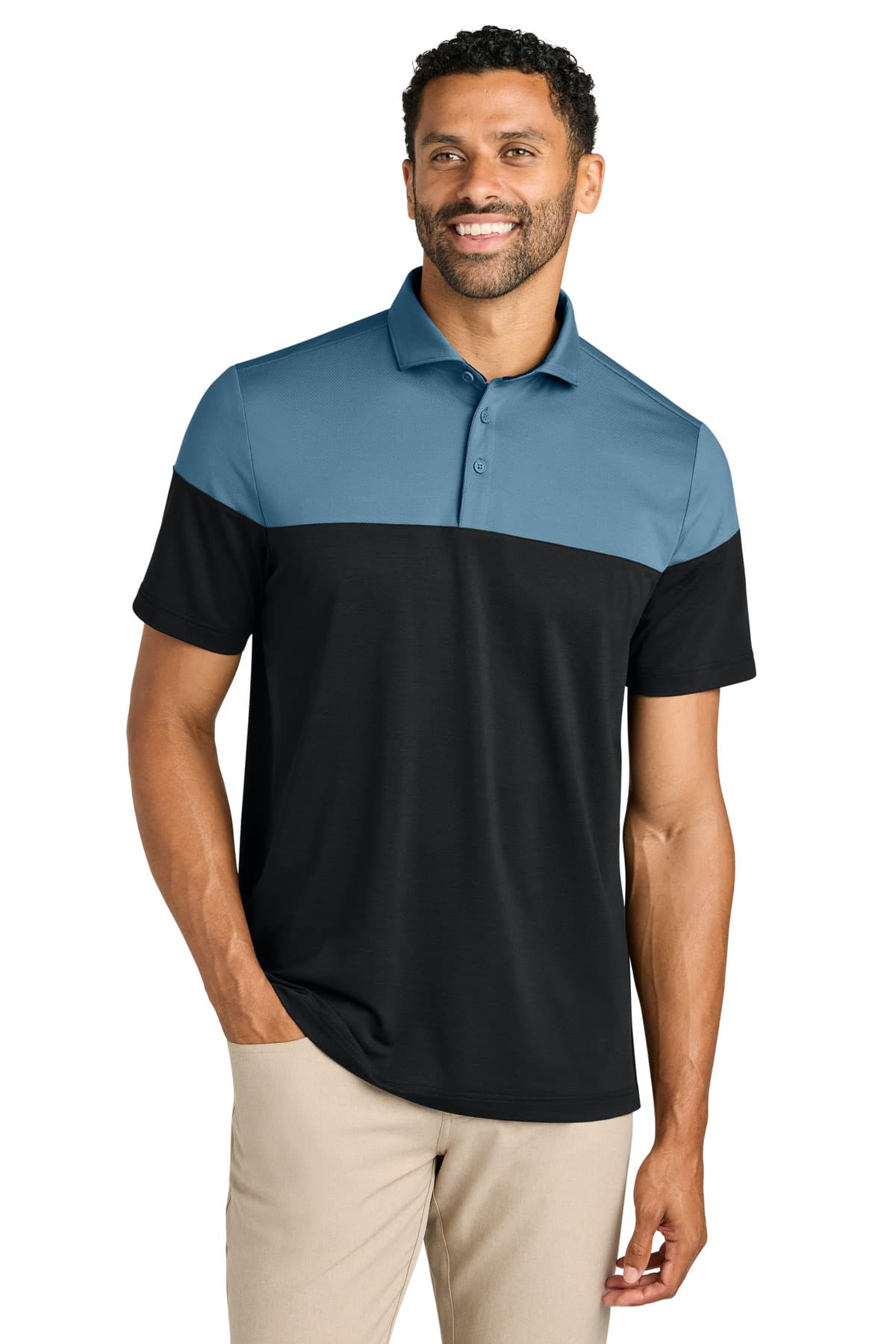 TravisMathew Onward Colorblock Polo TMA42774 thumbnail 3