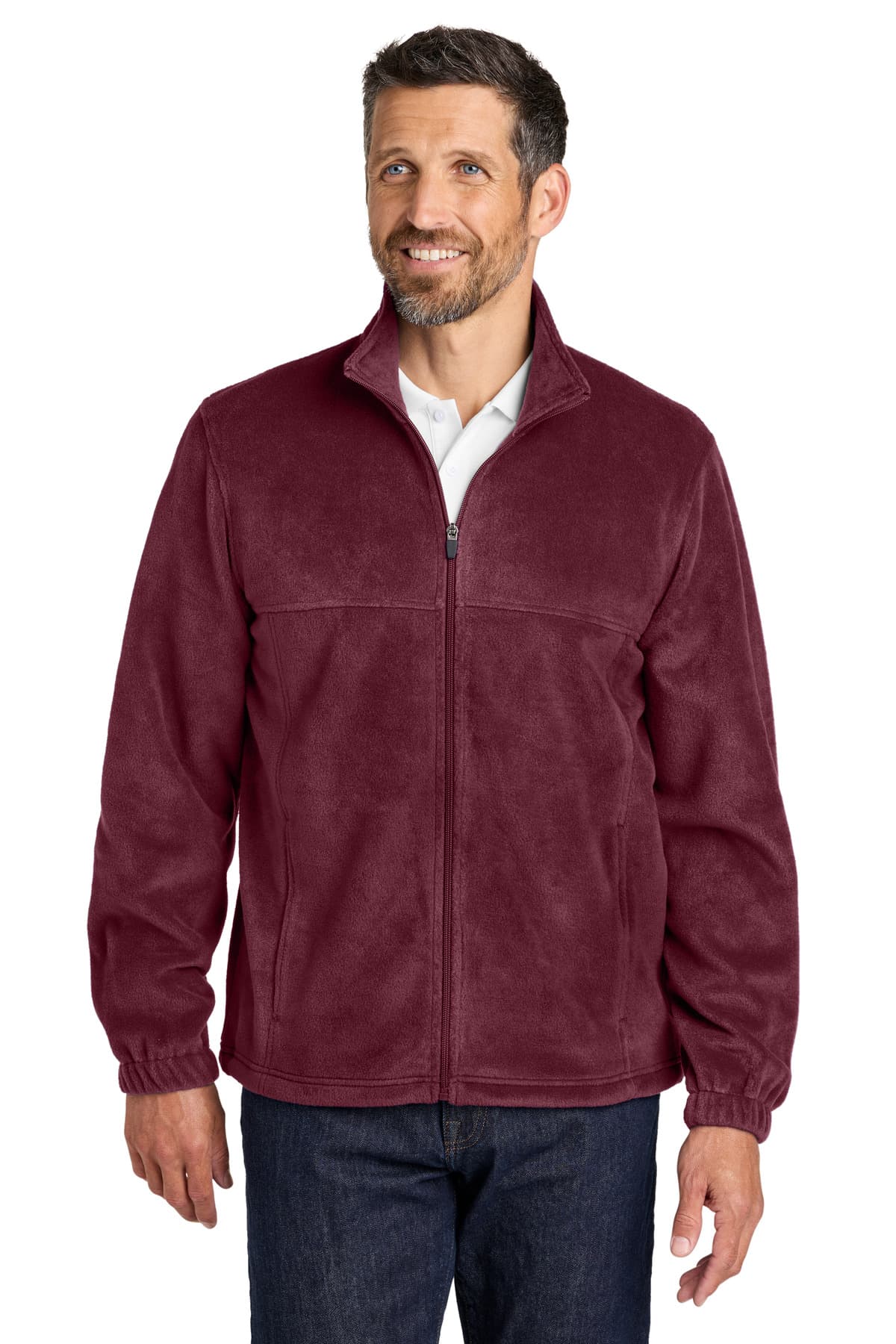 Port Authority ® Plush Fleece Full-Zip Jacket F190 thumbnail 3